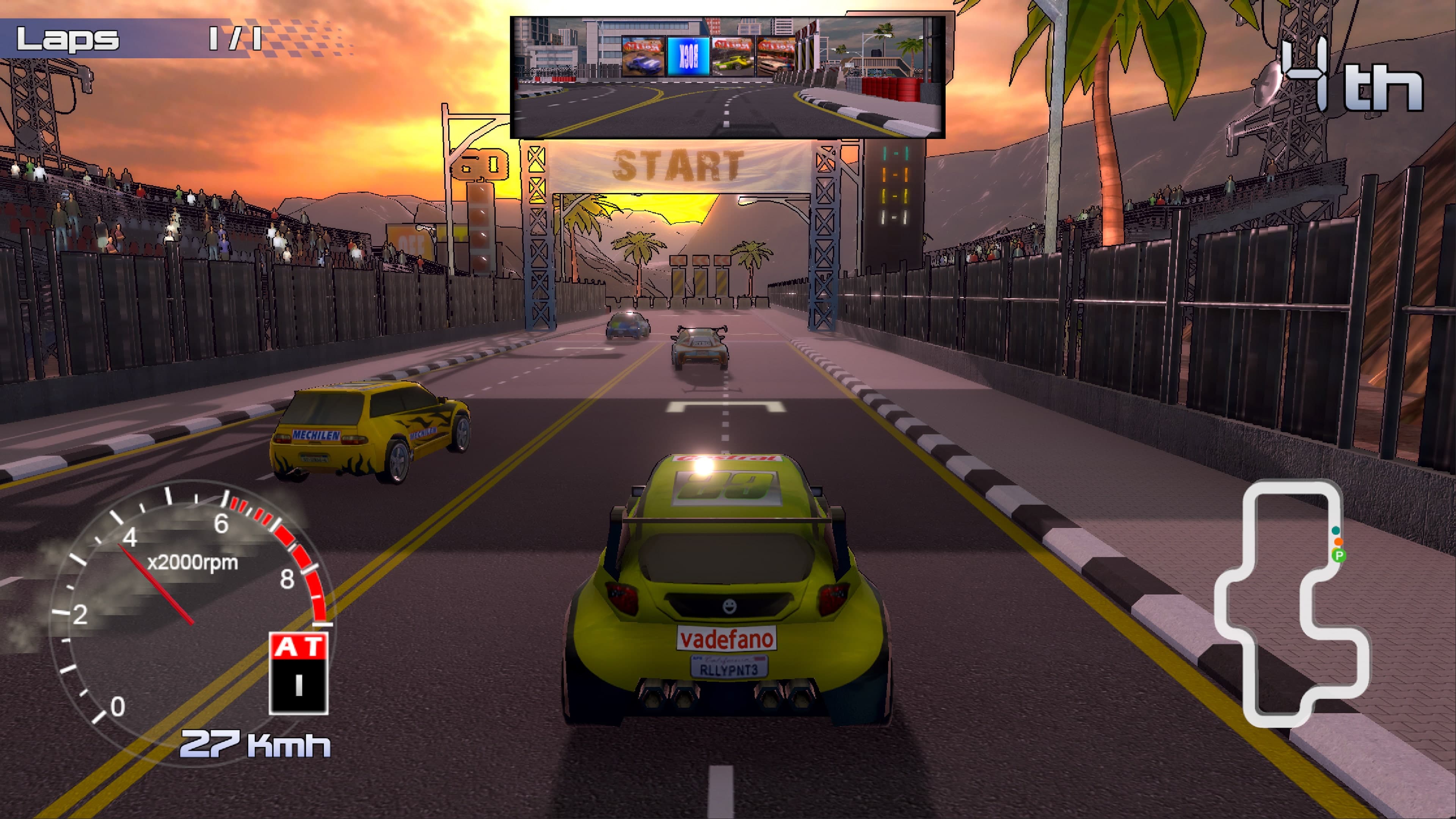 Rally Rock 'N Racing: скриншот 2