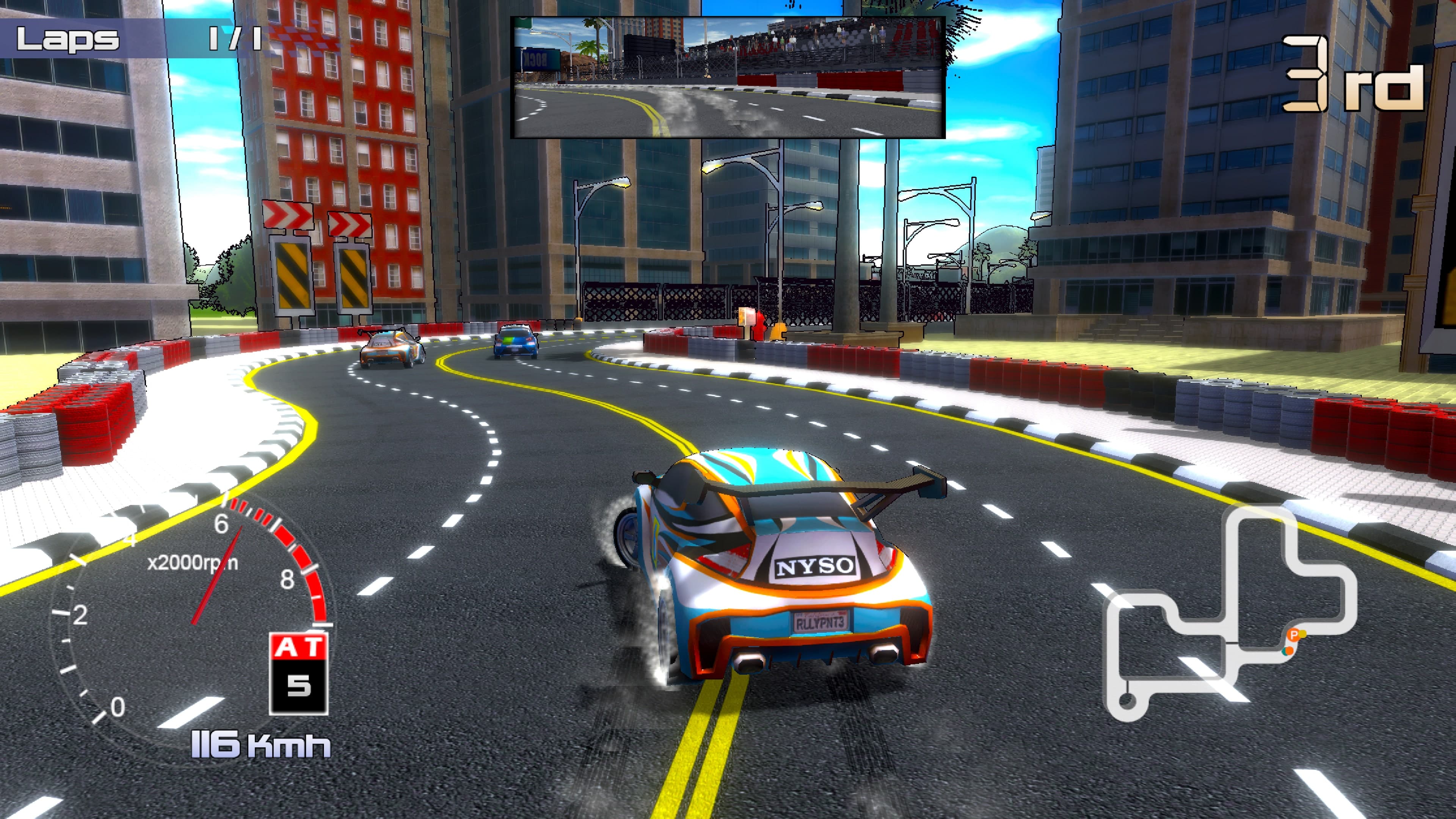 Rally Rock 'N Racing: скриншот 1