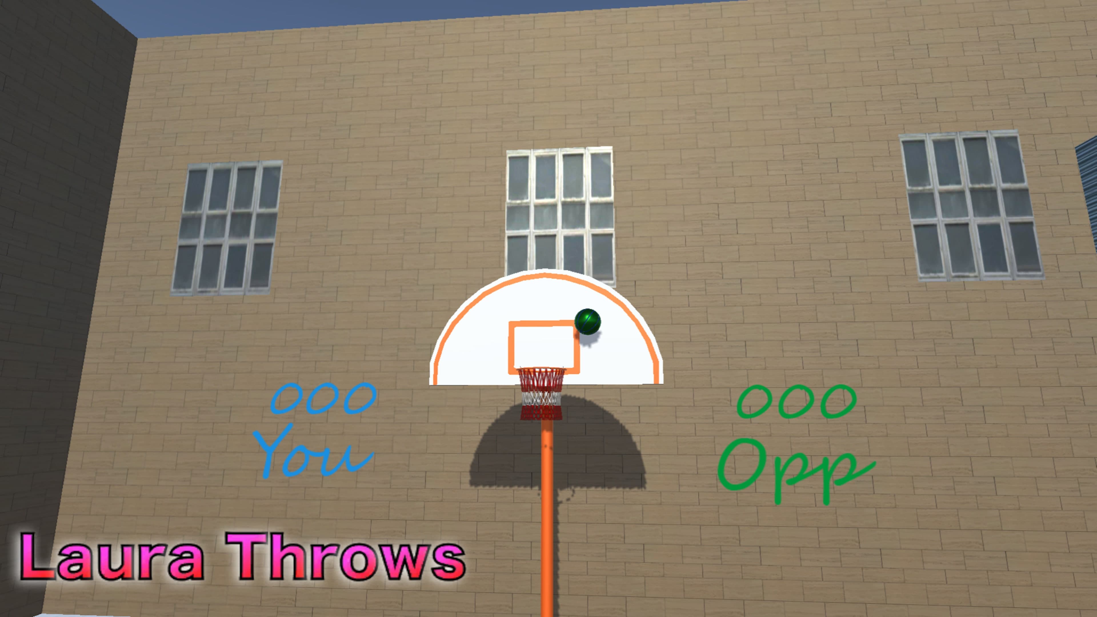 Free Throw Basketball Basketball shooting game: скриншот 2