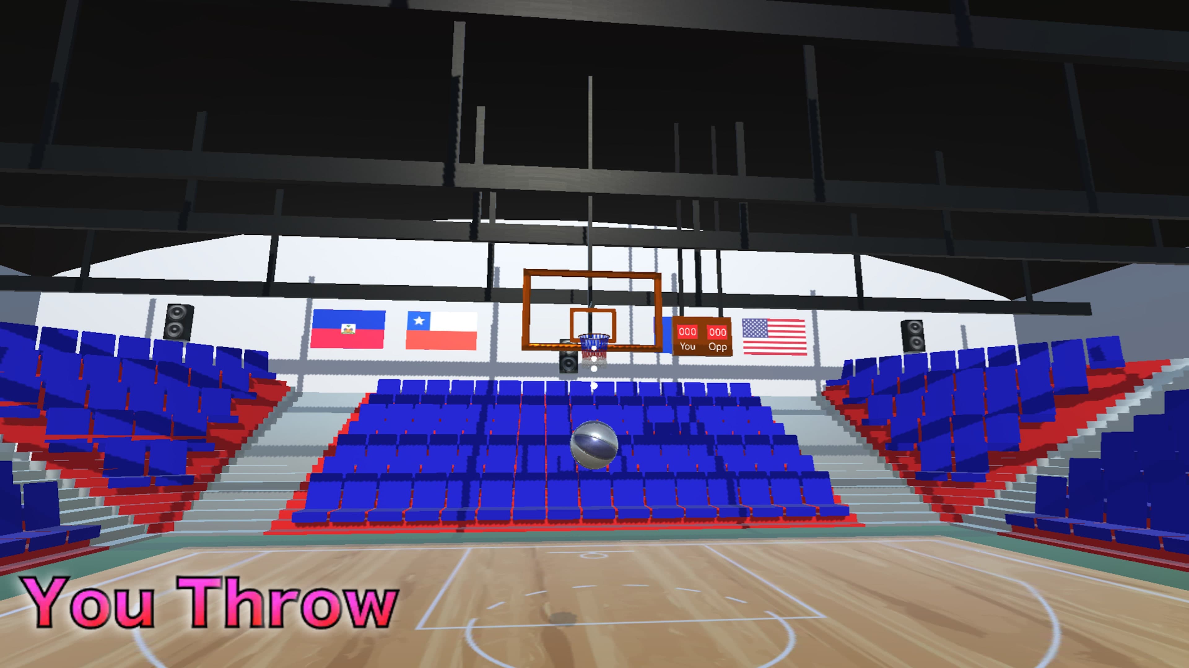 Free Throw Basketball Basketball shooting game: скриншот 3