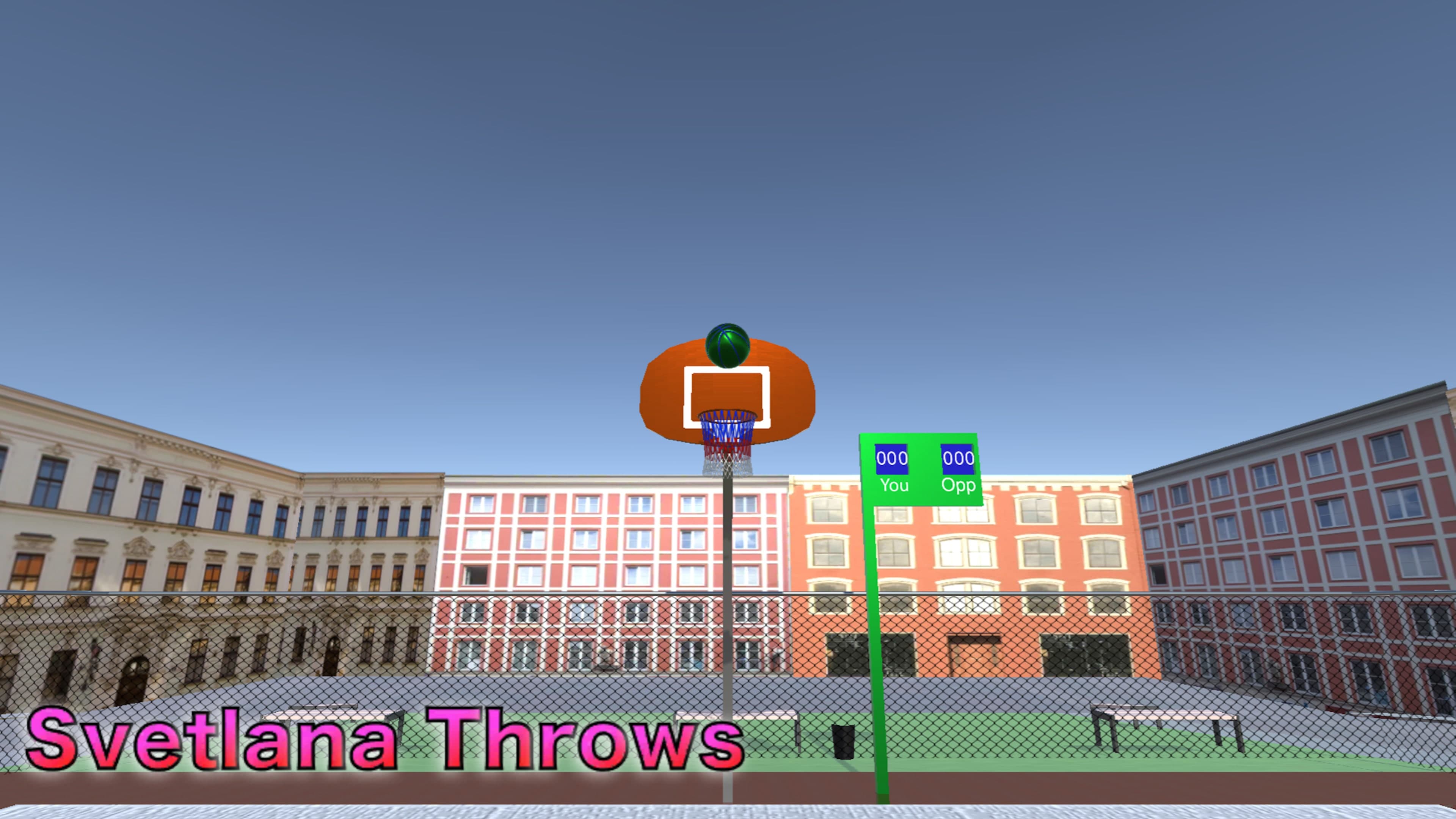 Free Throw Basketball Basketball shooting game: скриншот 4