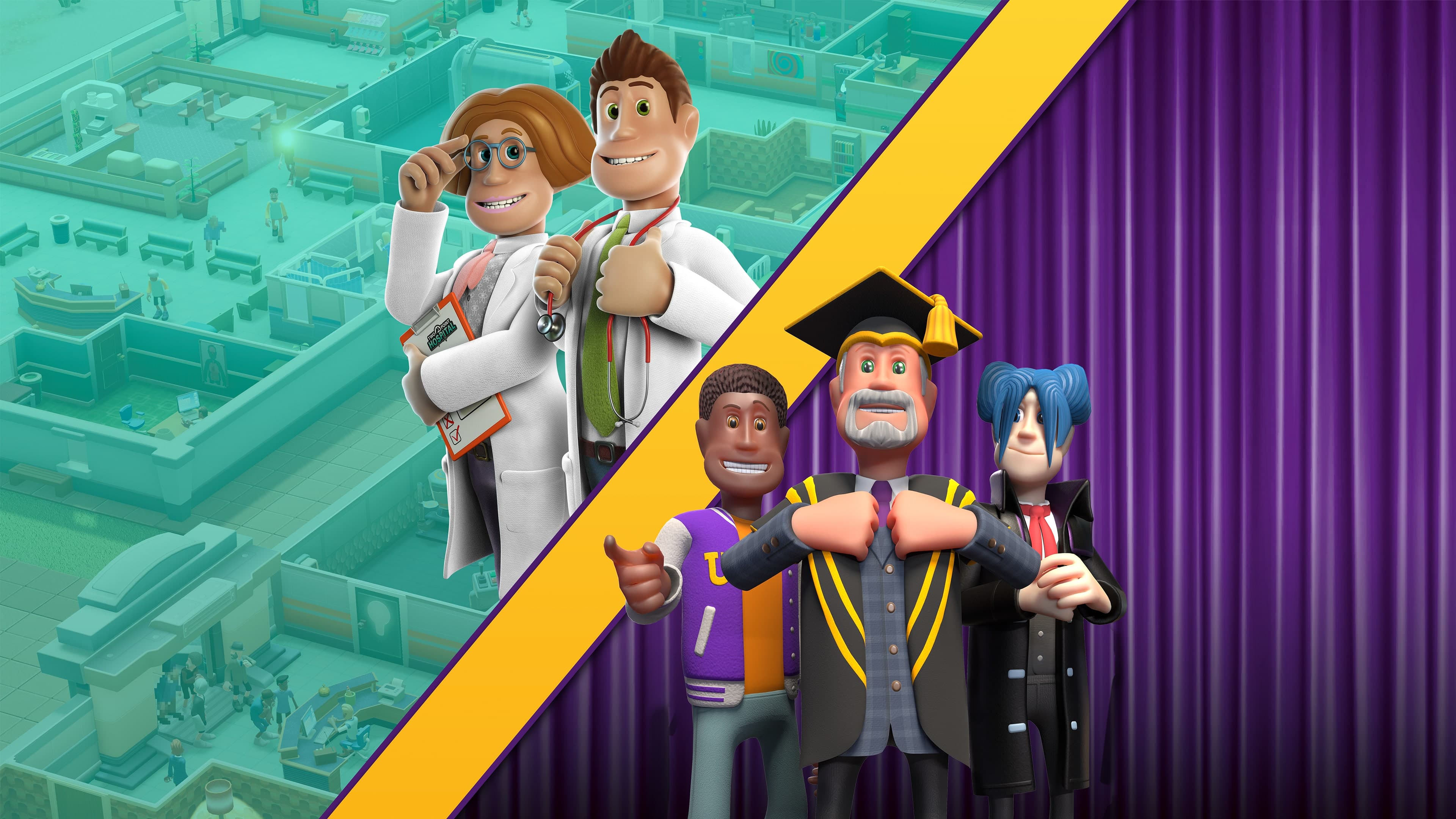 Two Point Hospital and Two Point Campus Double Pack Standard