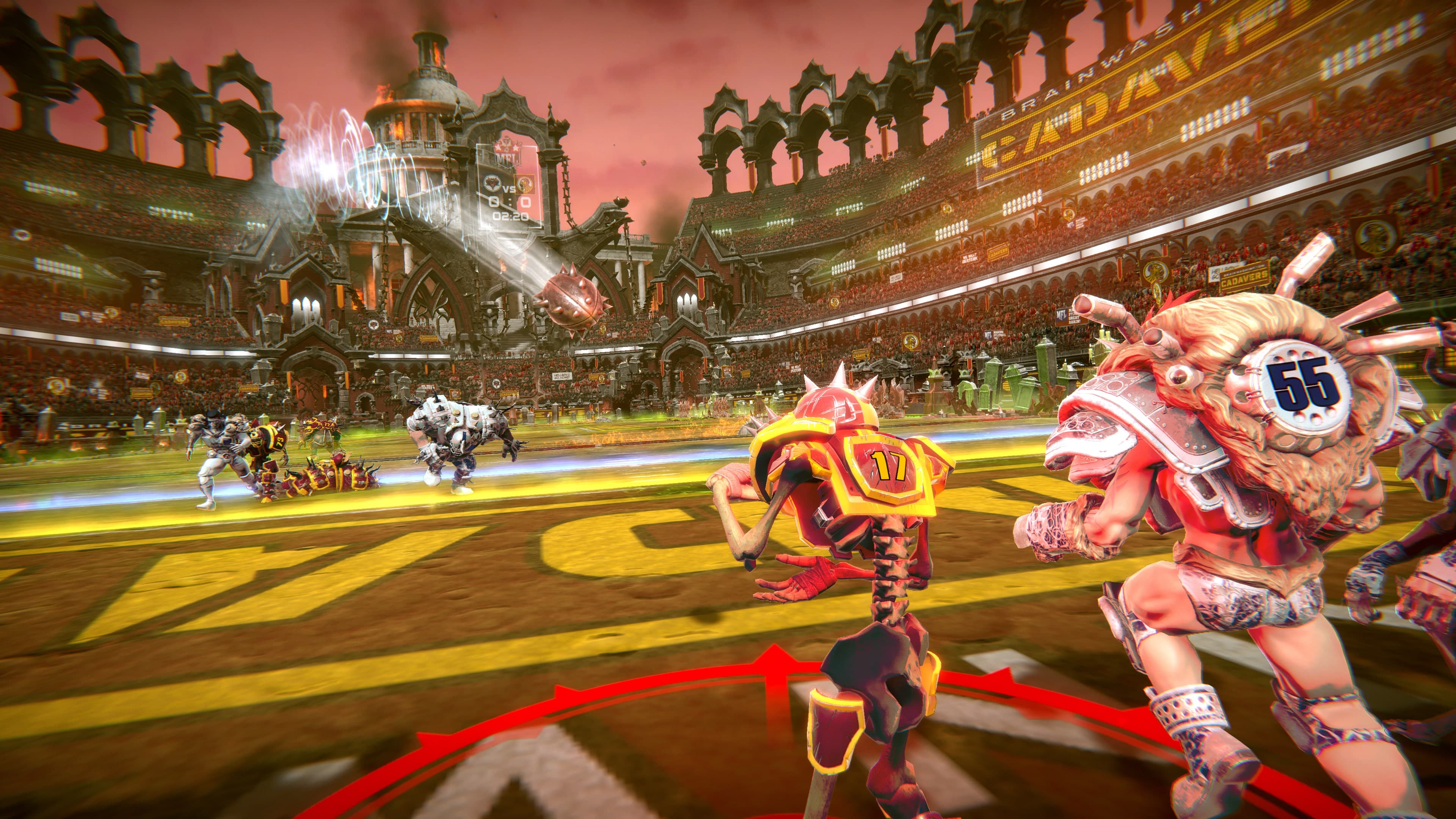 Mutant Football League - Brainwashington Cadavers: скриншот 4