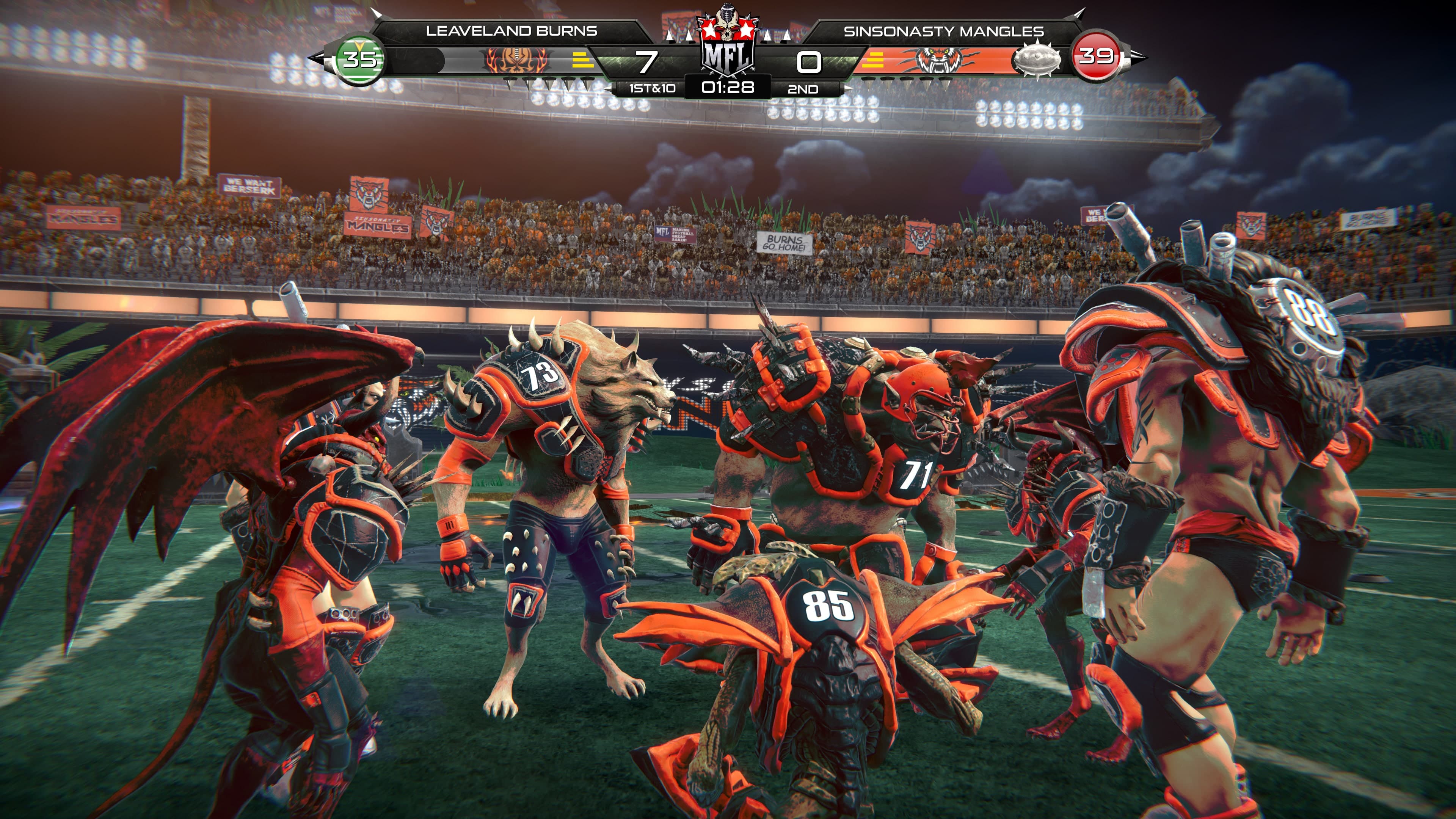Mutant Football League - Sinsonasty Mangles: скриншот 4