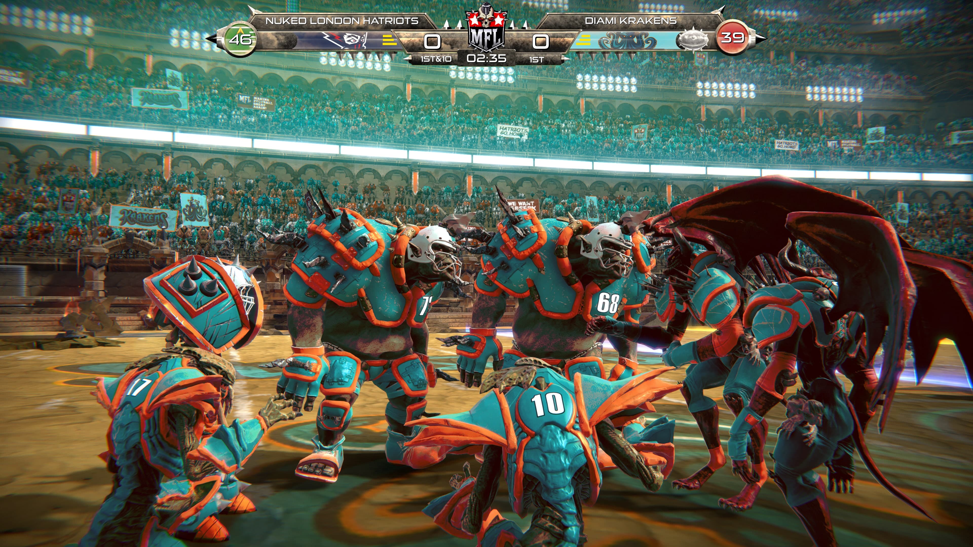 Mutant Football League - Diami Krakens: скриншот 5