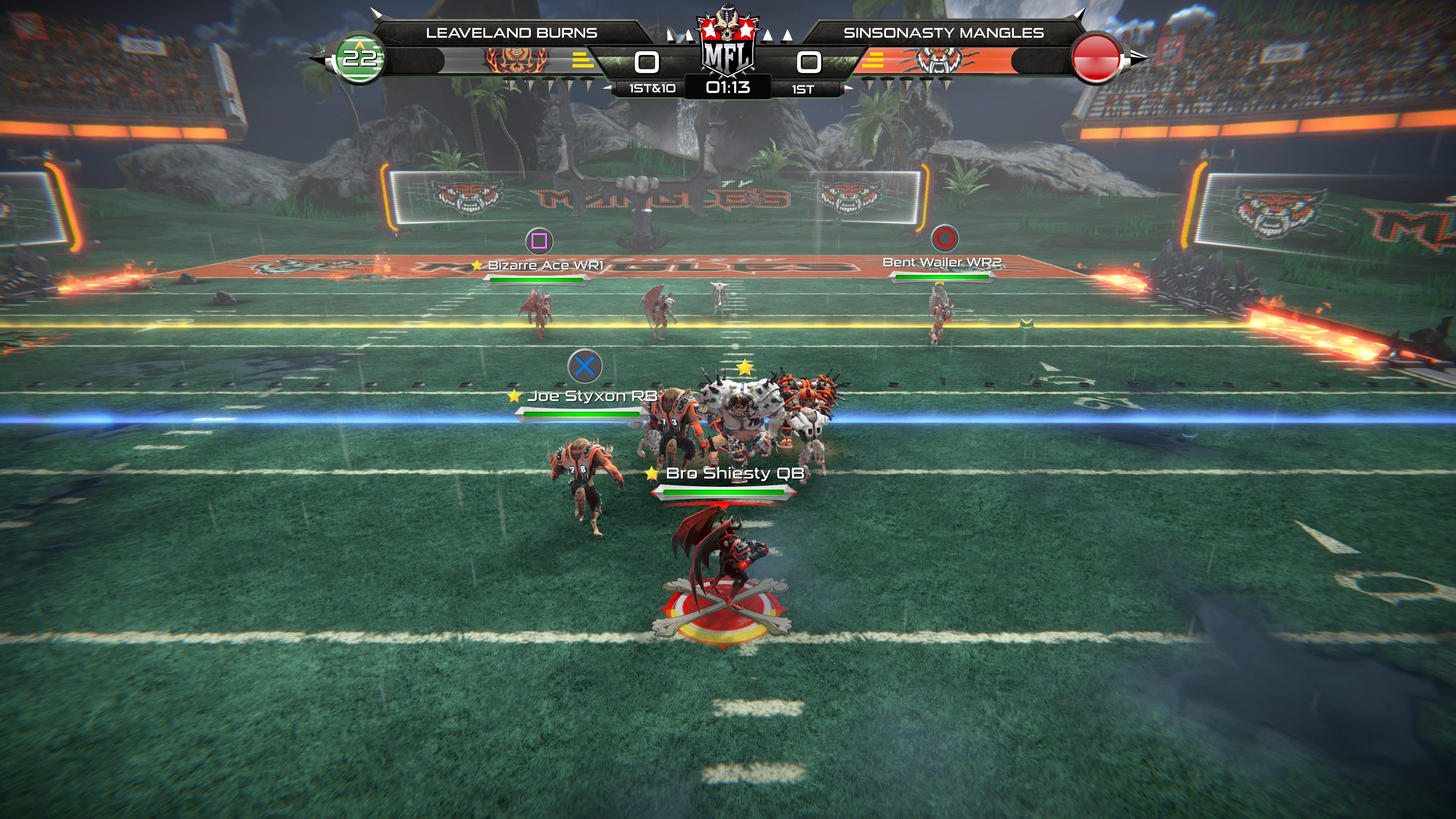 Mutant Football League - Sinsonasty Mangles: скриншот 7