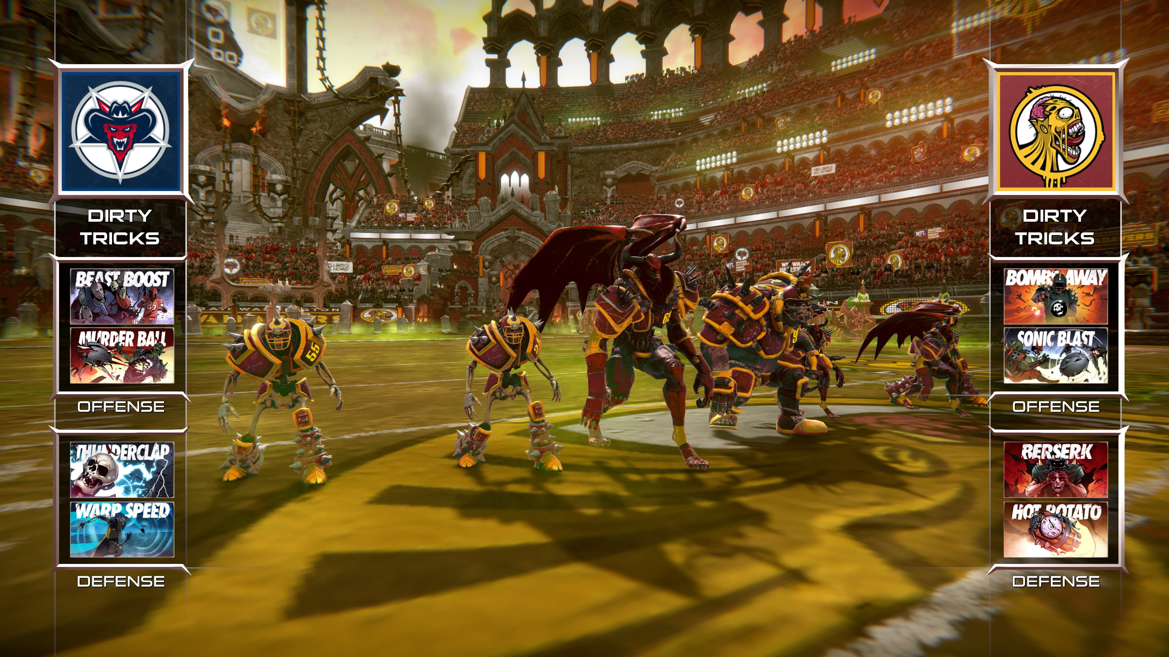 Mutant Football League - Brainwashington Cadavers: скриншот 5