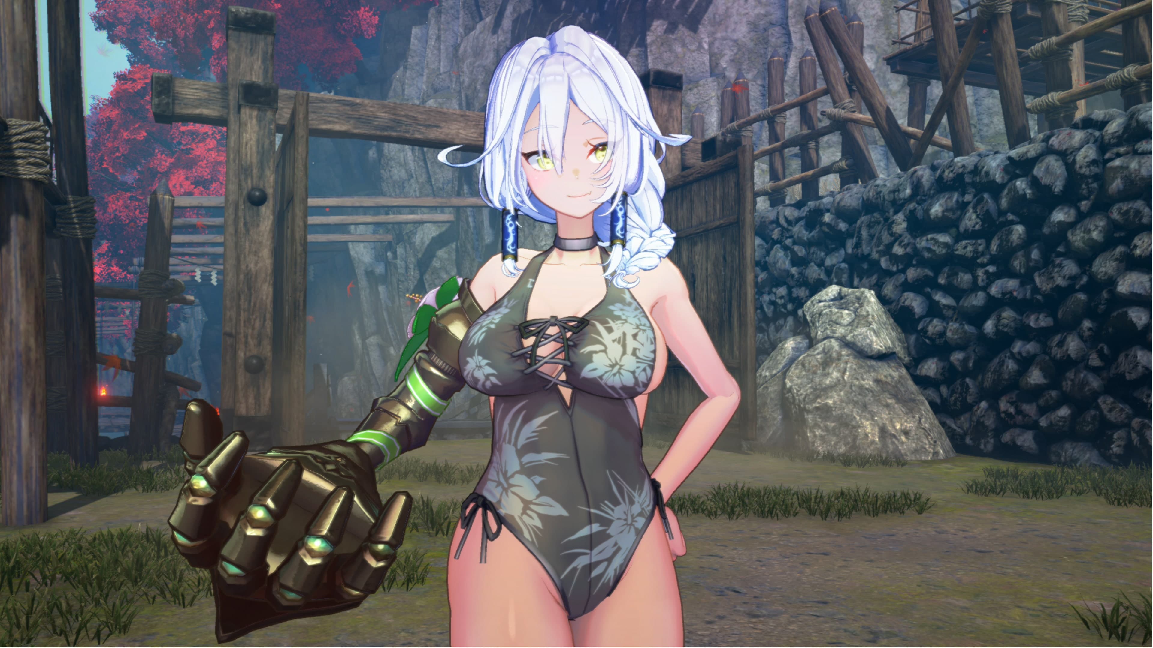 SAMURAI MAIDEN - Hagane's Costume: Victory Swimsuit 4-Color Set: скриншот 2