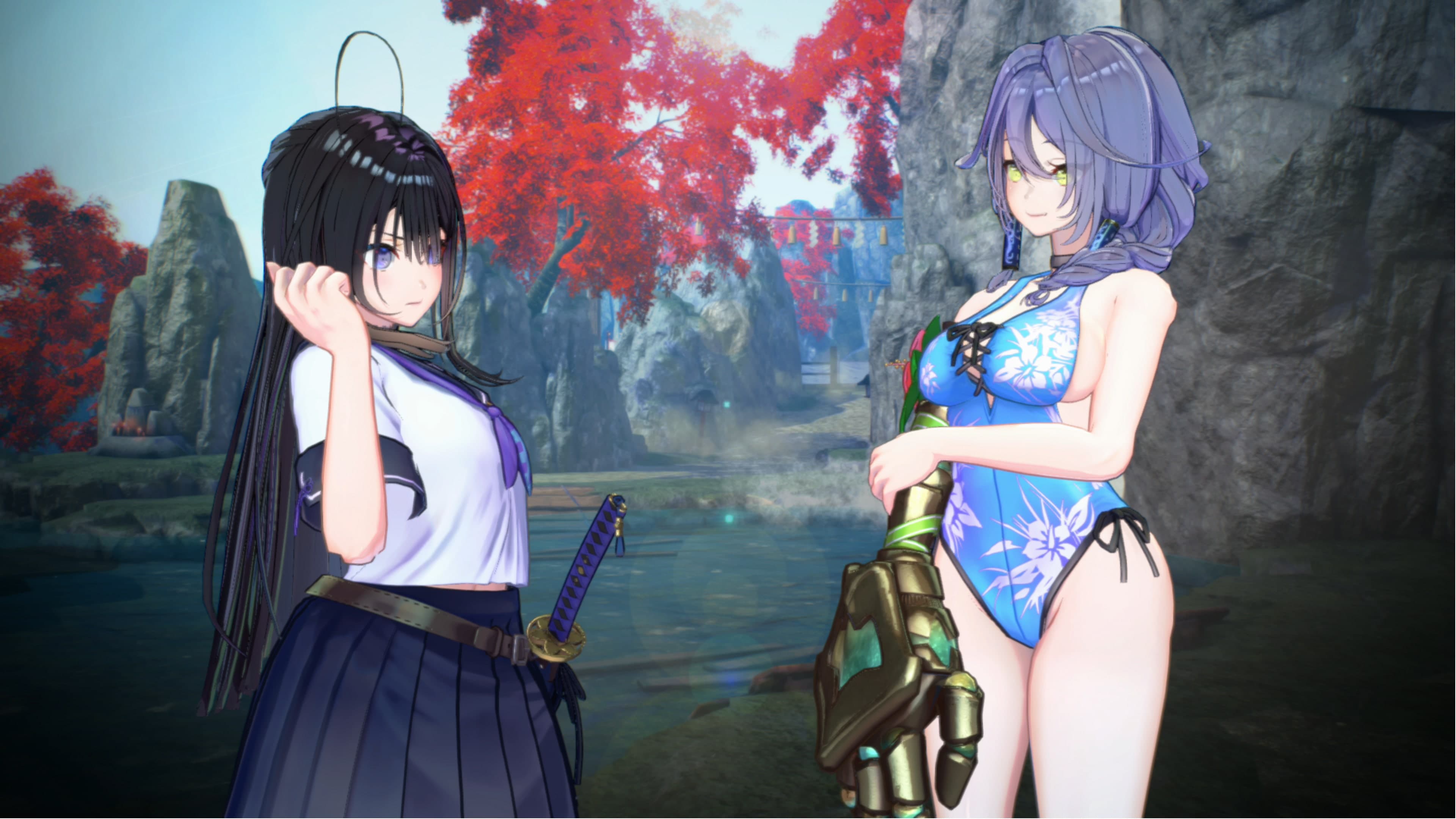 SAMURAI MAIDEN - Hagane's Costume: Victory Swimsuit 4-Color Set: скриншот 4