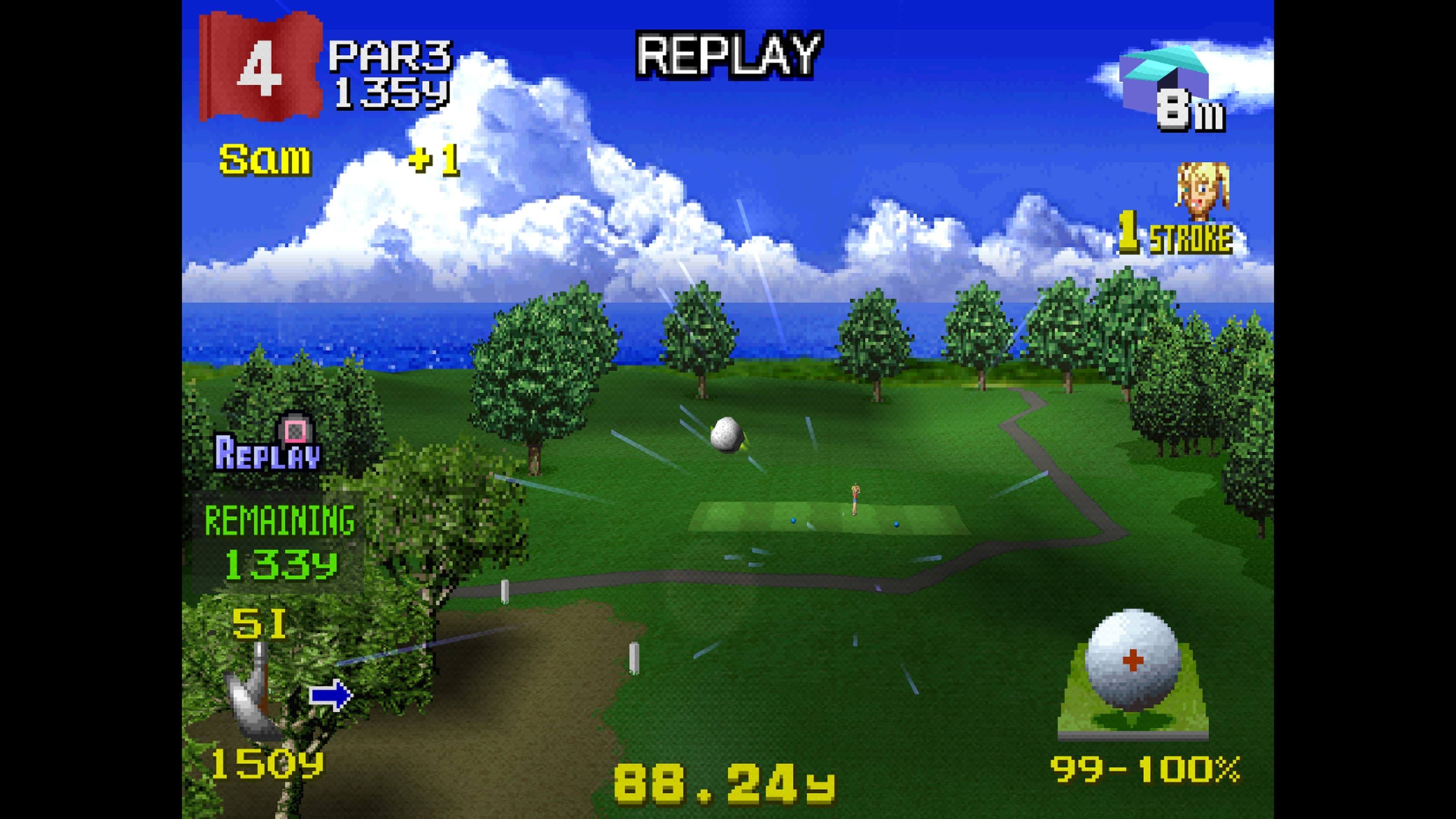 Everybody's Golf 2 (PS1): скриншот 1