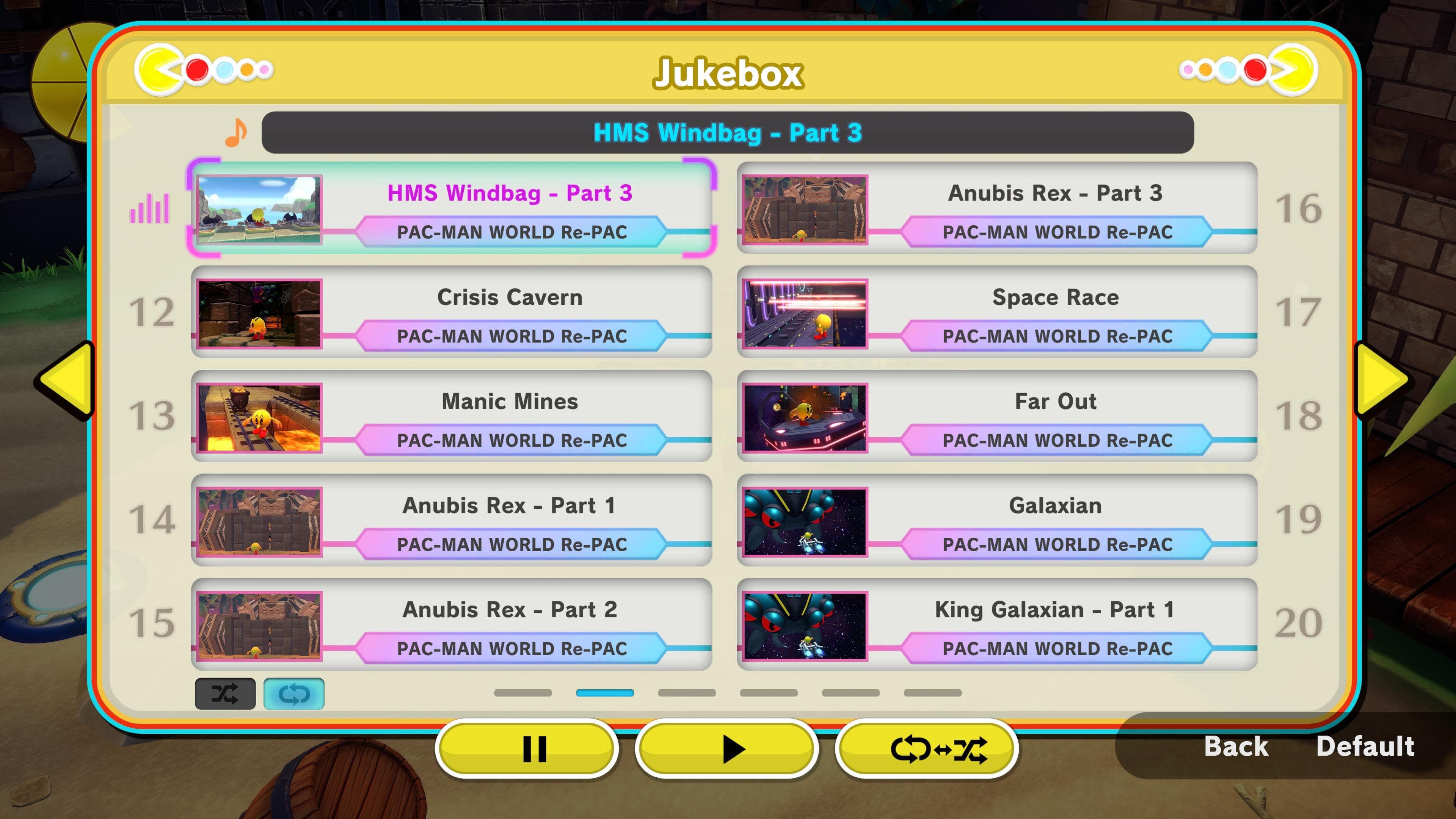 PAC-MAN WORLD Re-PAC JUKEBOX: скриншот 4