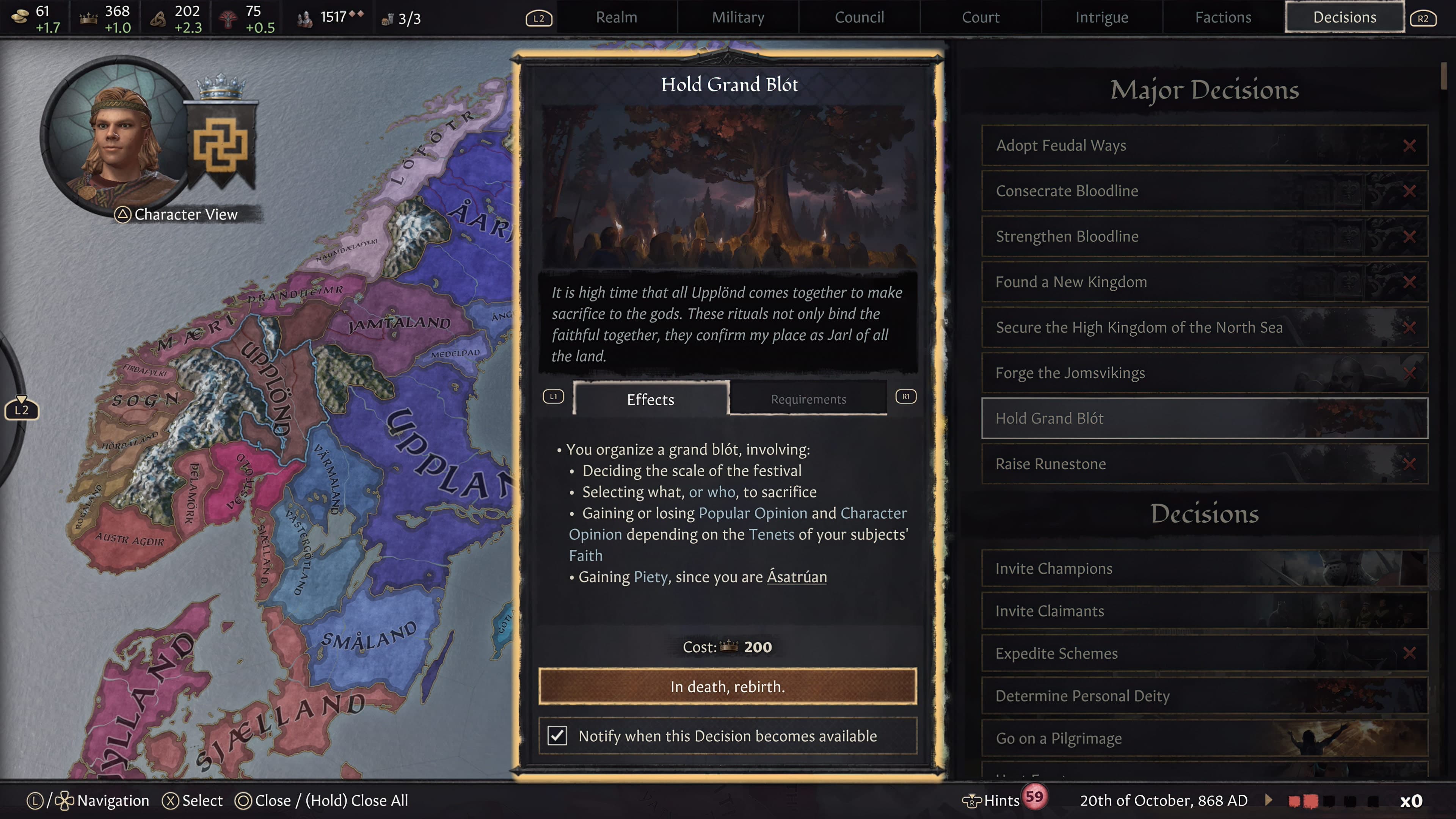 Crusader Kings III: Northern Lords: скриншот 3