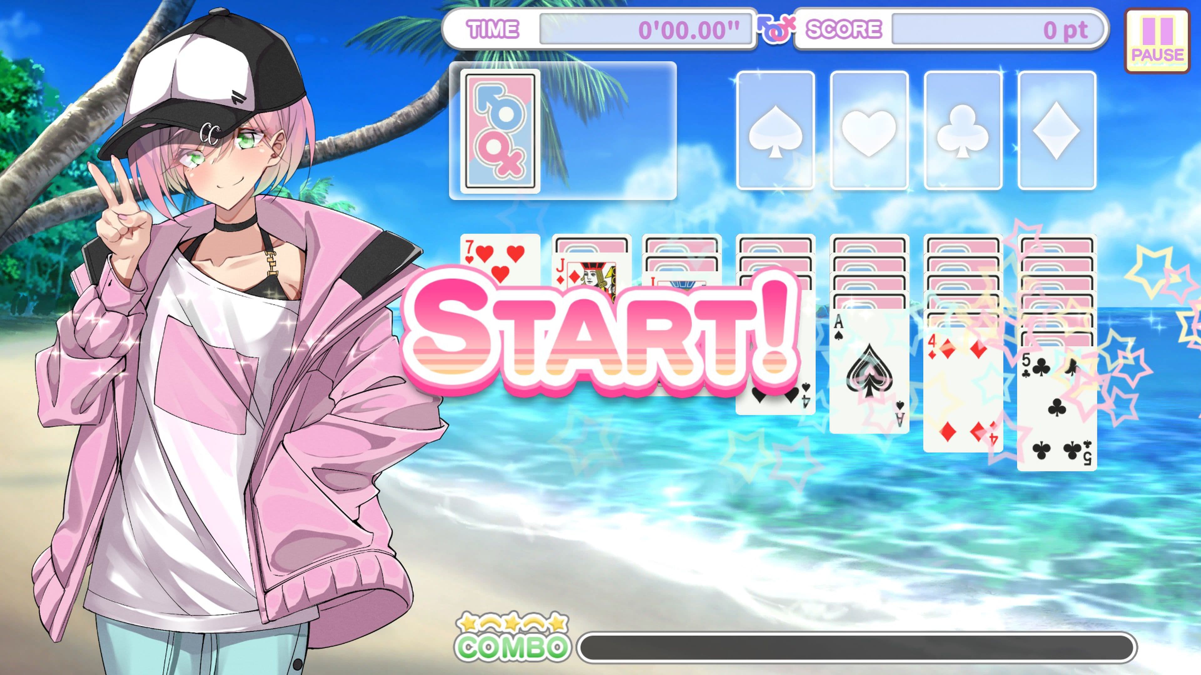 Otoko Cross: Pretty Boys Klondike Solitaire: скриншот 2