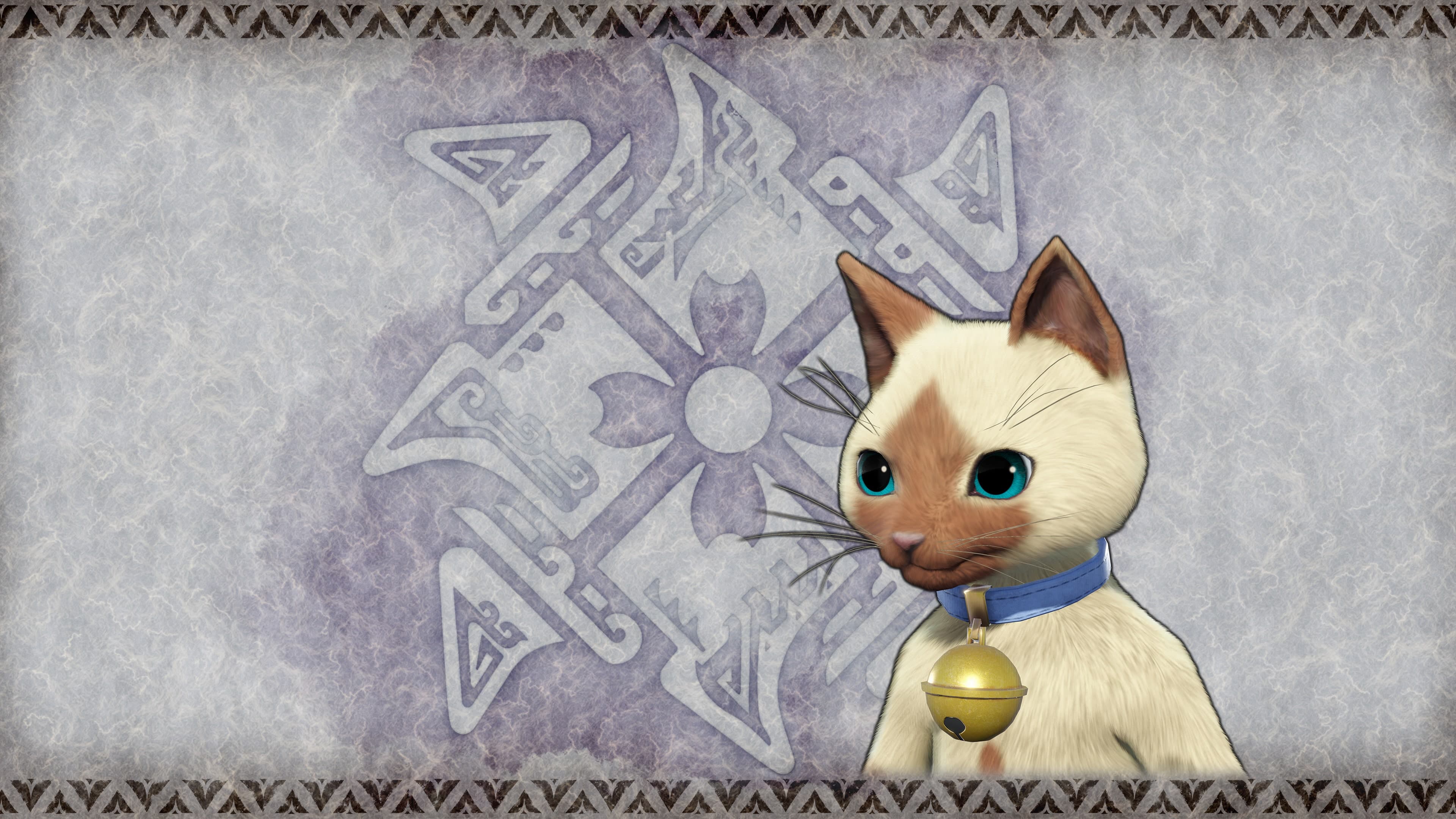 Monster Hunter Rise - "Bell Collar" Palico layered armor piece Addon