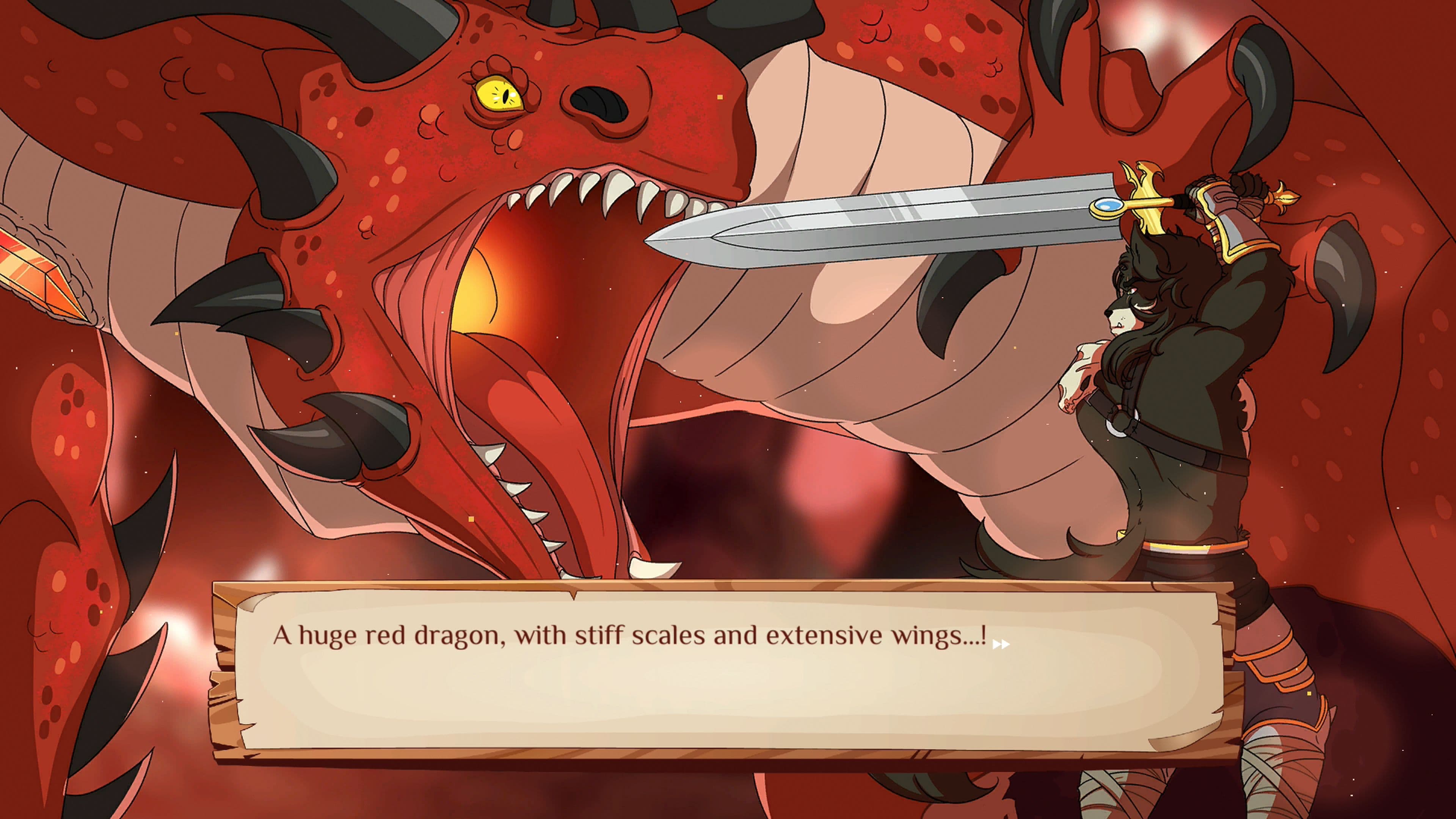 Burrow of the Fallen Bear: A Gay Furry Visual Novel: скриншот 1