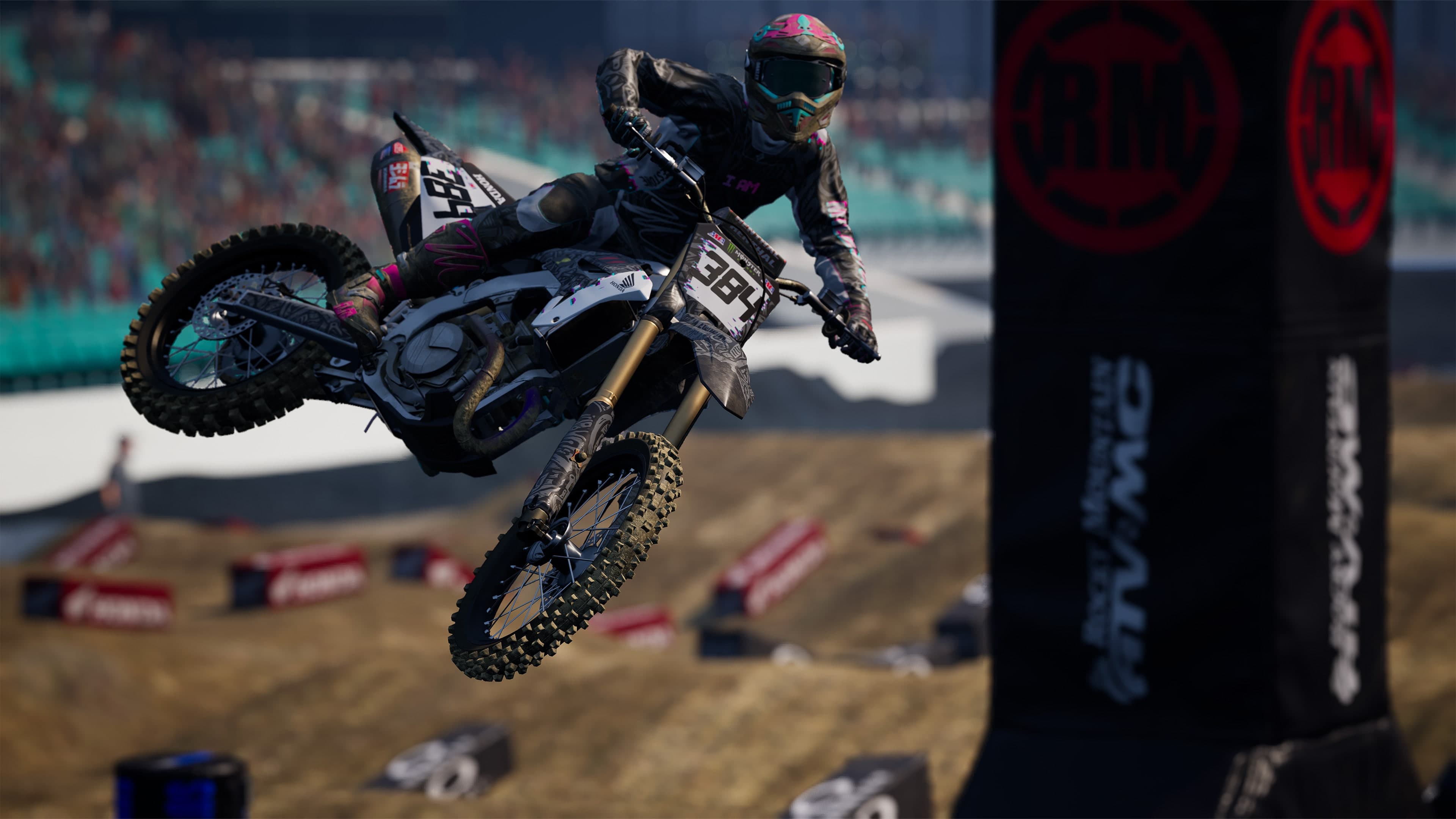 Monster Energy Supercross 6 - Customization Pack Pixel Blast: скриншот 3