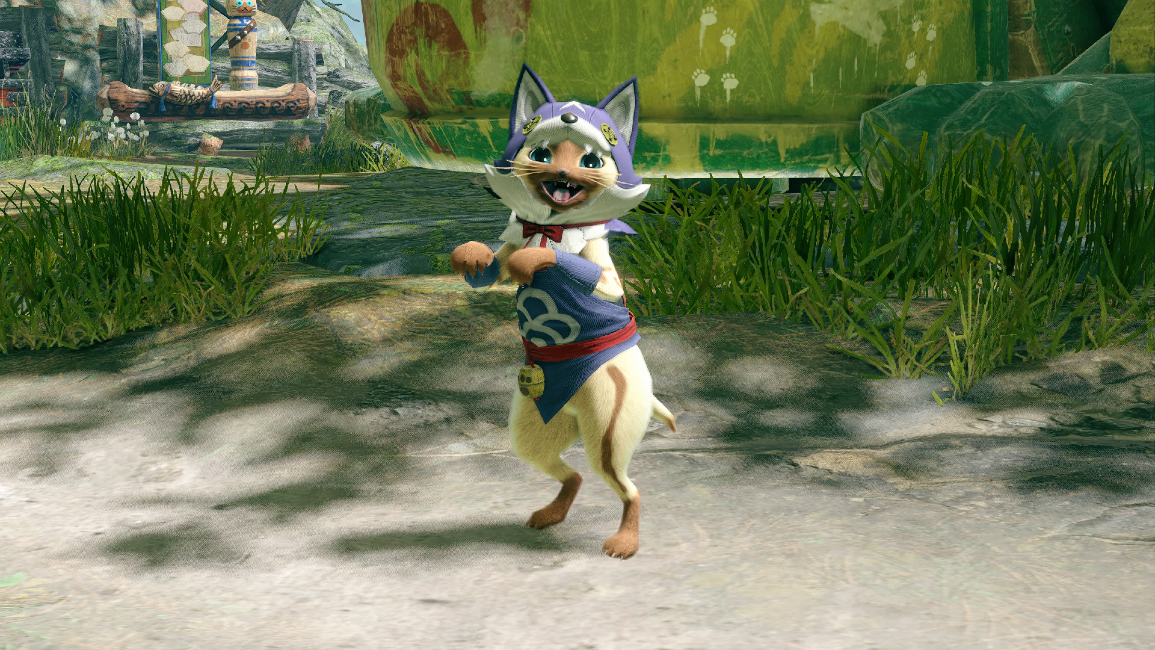 Monster Hunter Rise - "Canyne Mask" Palico layered armor piece: скриншот 2