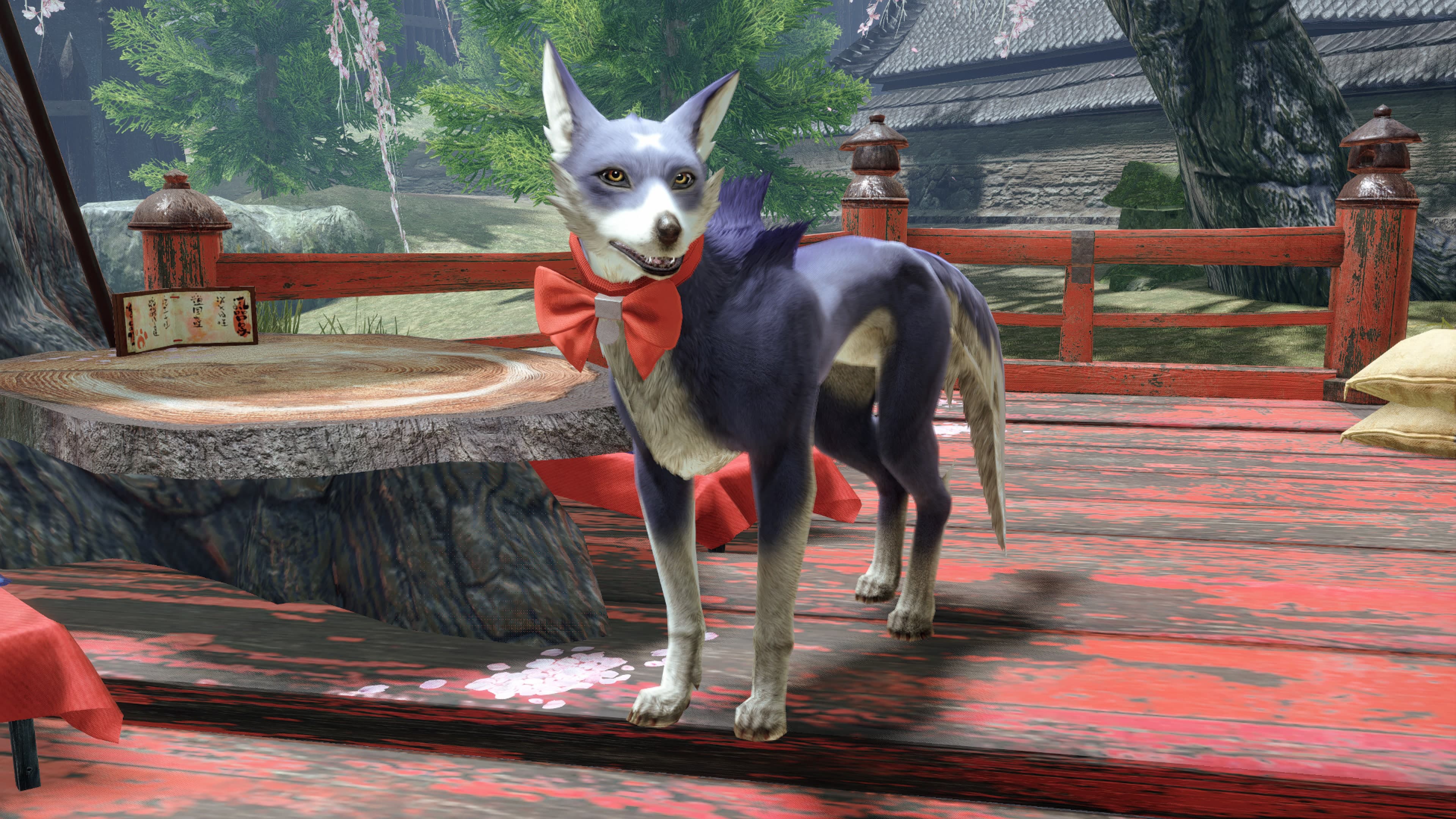 Monster Hunter Rise - "Bow Collar" Palamute layered armor piece: скриншот 2