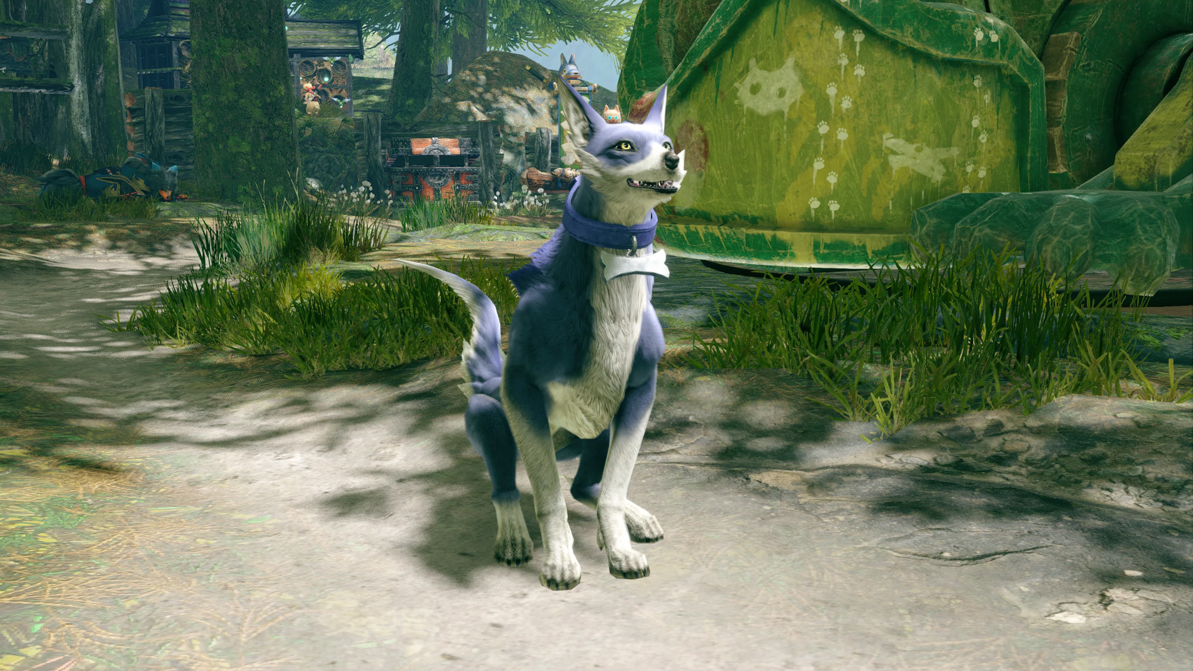 Monster Hunter Rise - "Bone Collar" Palamute layered armor piece: скриншот 1