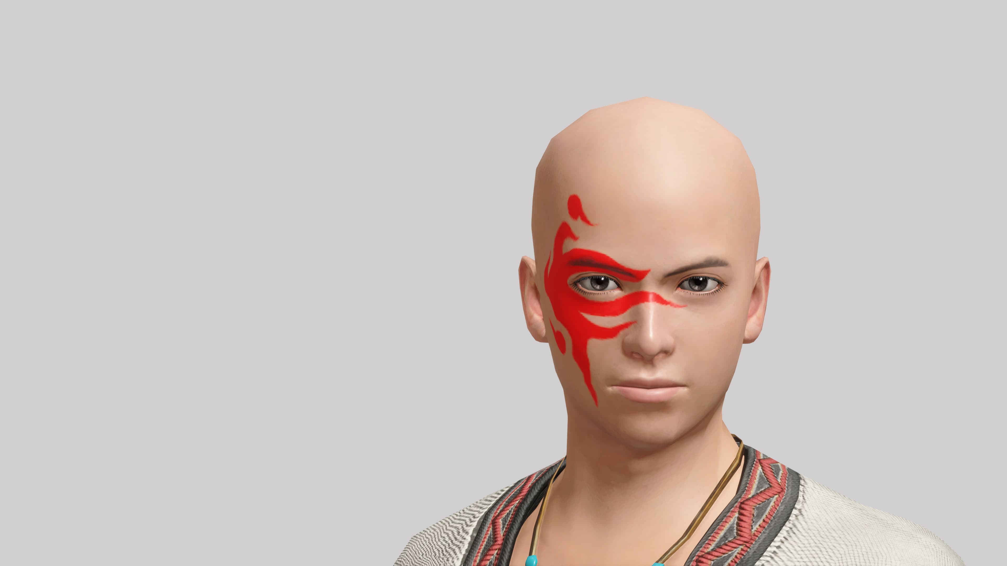 Monster Hunter Rise - "Cursed Flame" face paint: скриншот 1
