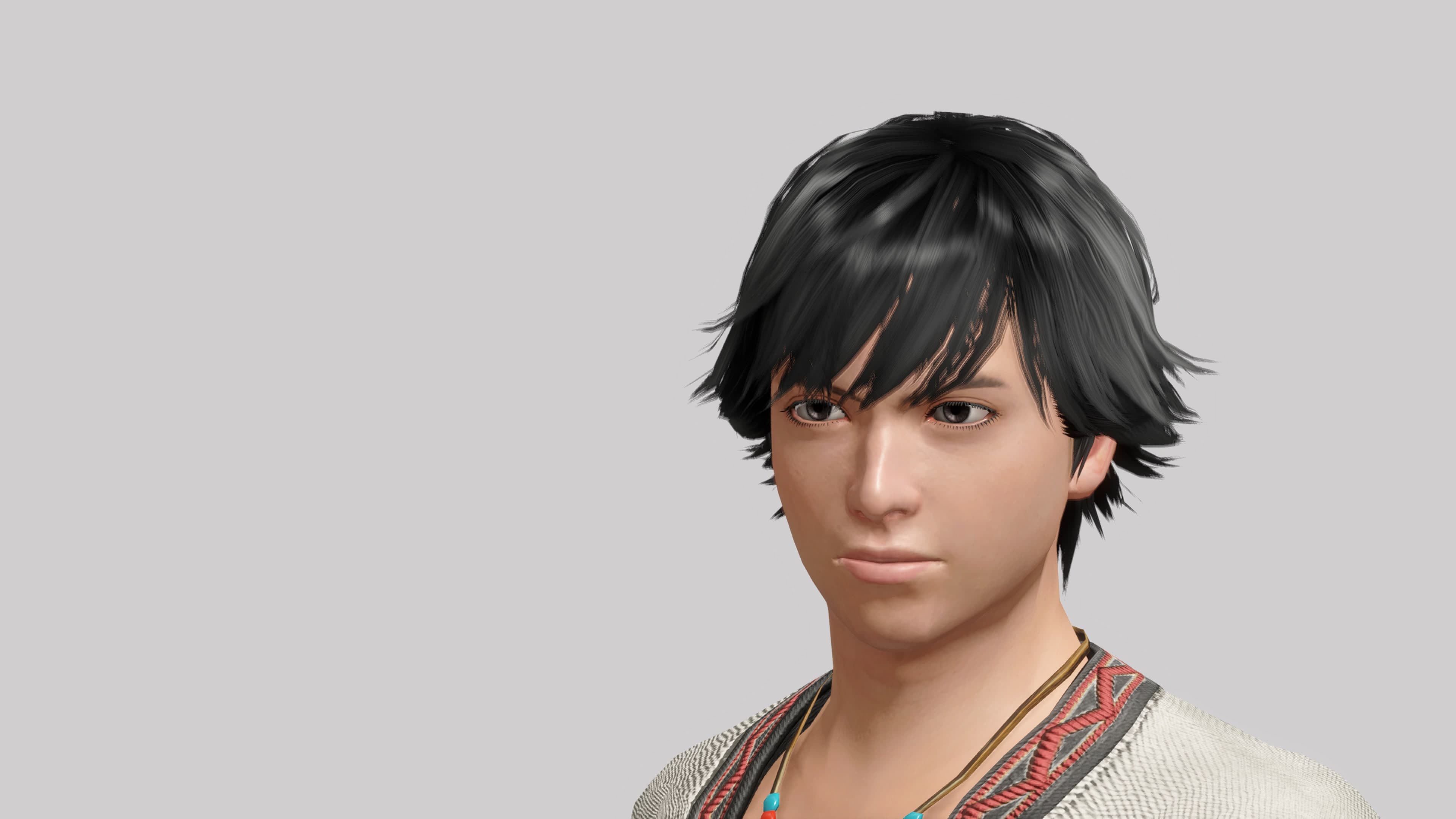 Monster Hunter Rise - "Airy Short Bob" hairstyle: скриншот 1