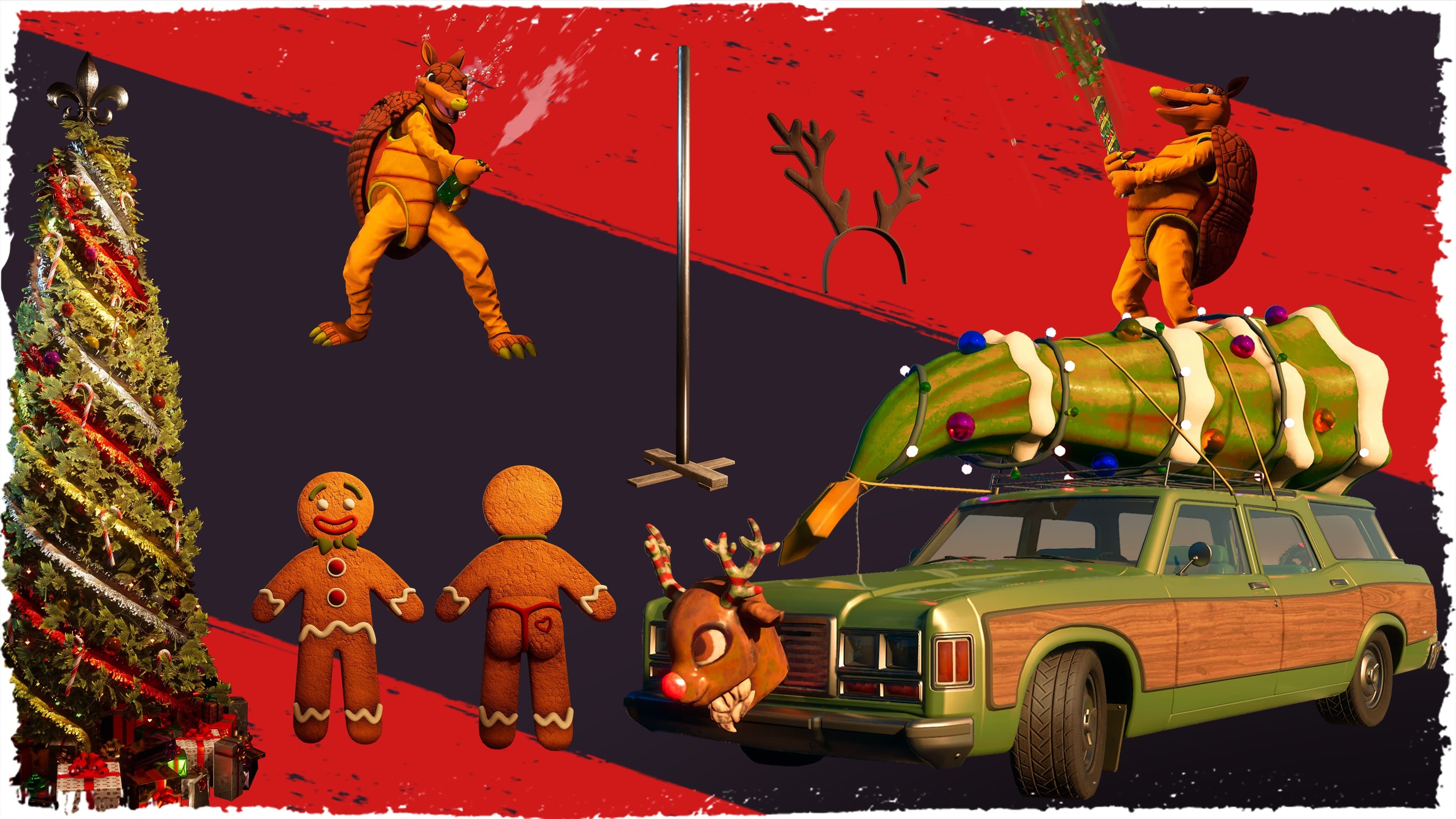 Saints Row: Merry Saintsmas Cosmetic Pack: скриншот 1