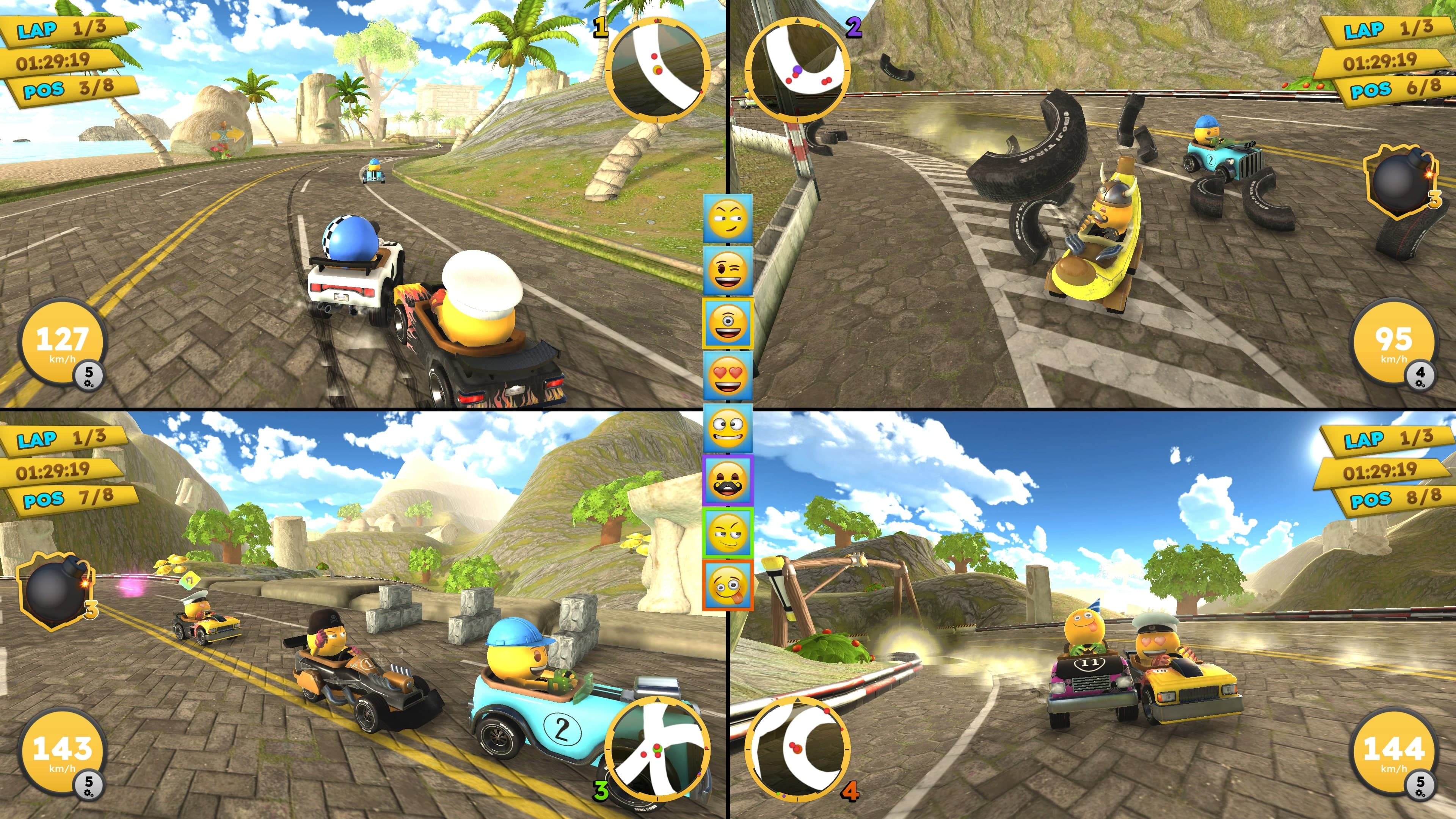emoji Kart Racer: скриншот 4