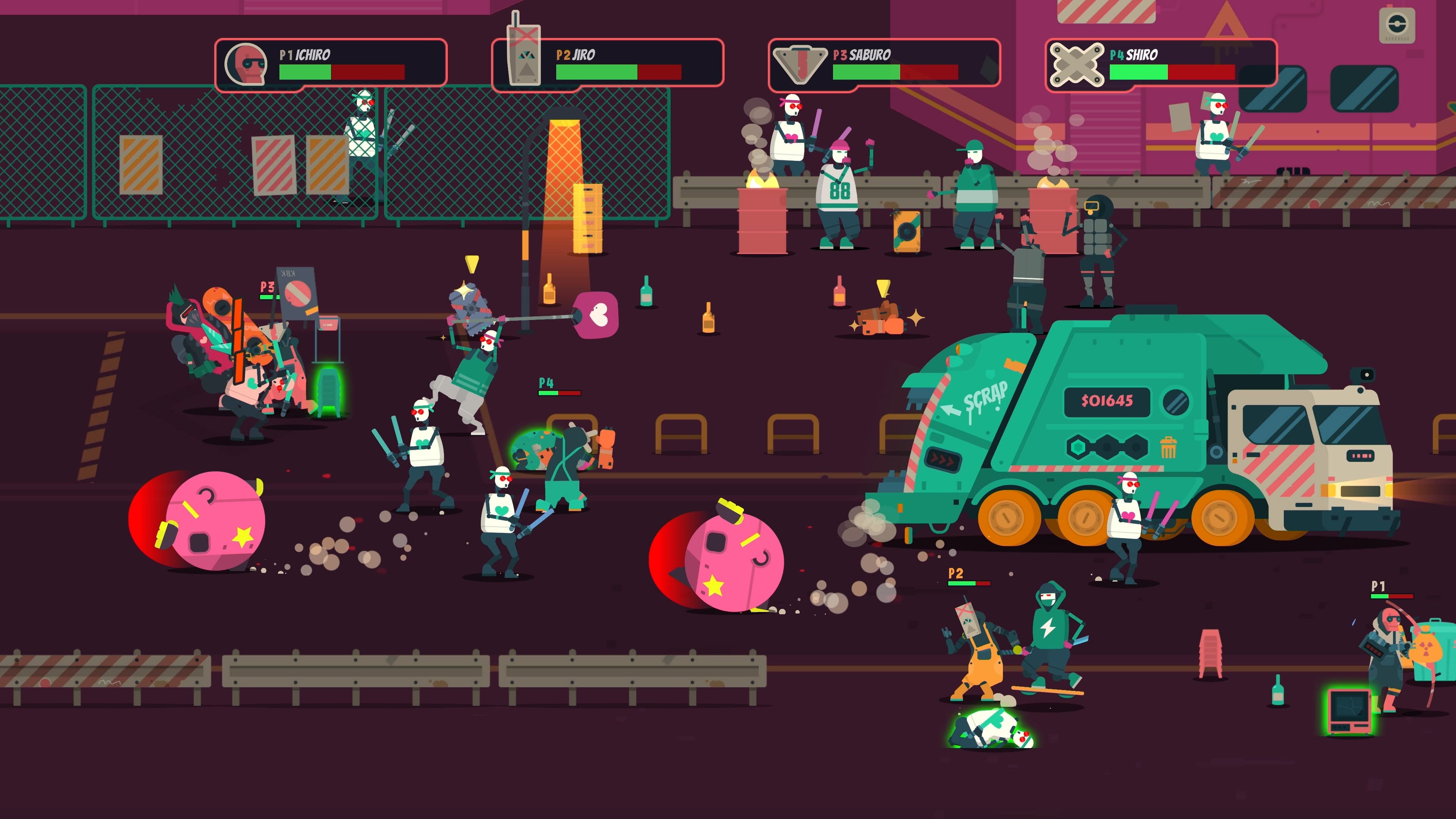 PixelJunk Scrappers Deluxe: скриншот 2