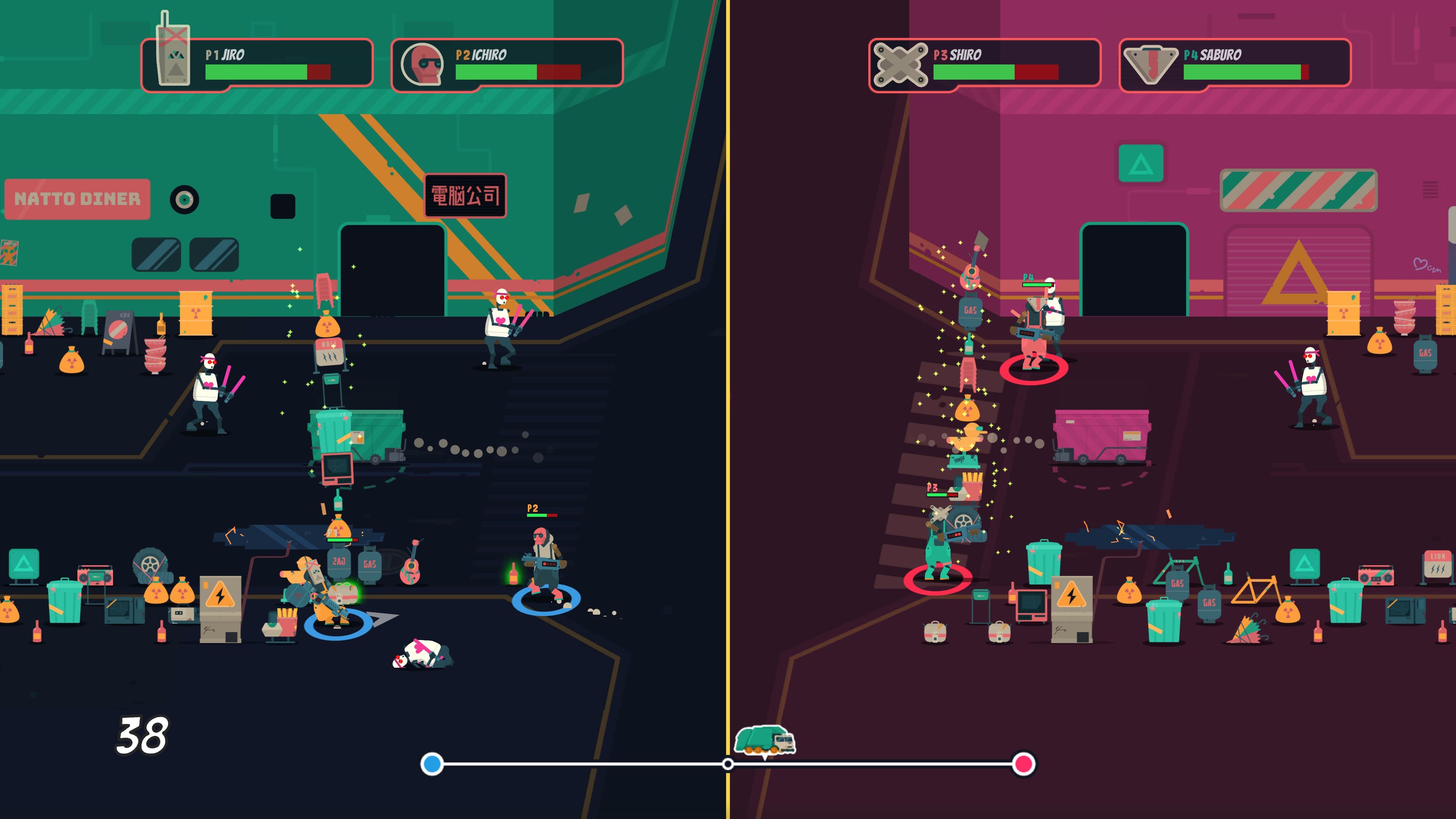 PixelJunk Scrappers Deluxe: скриншот 8