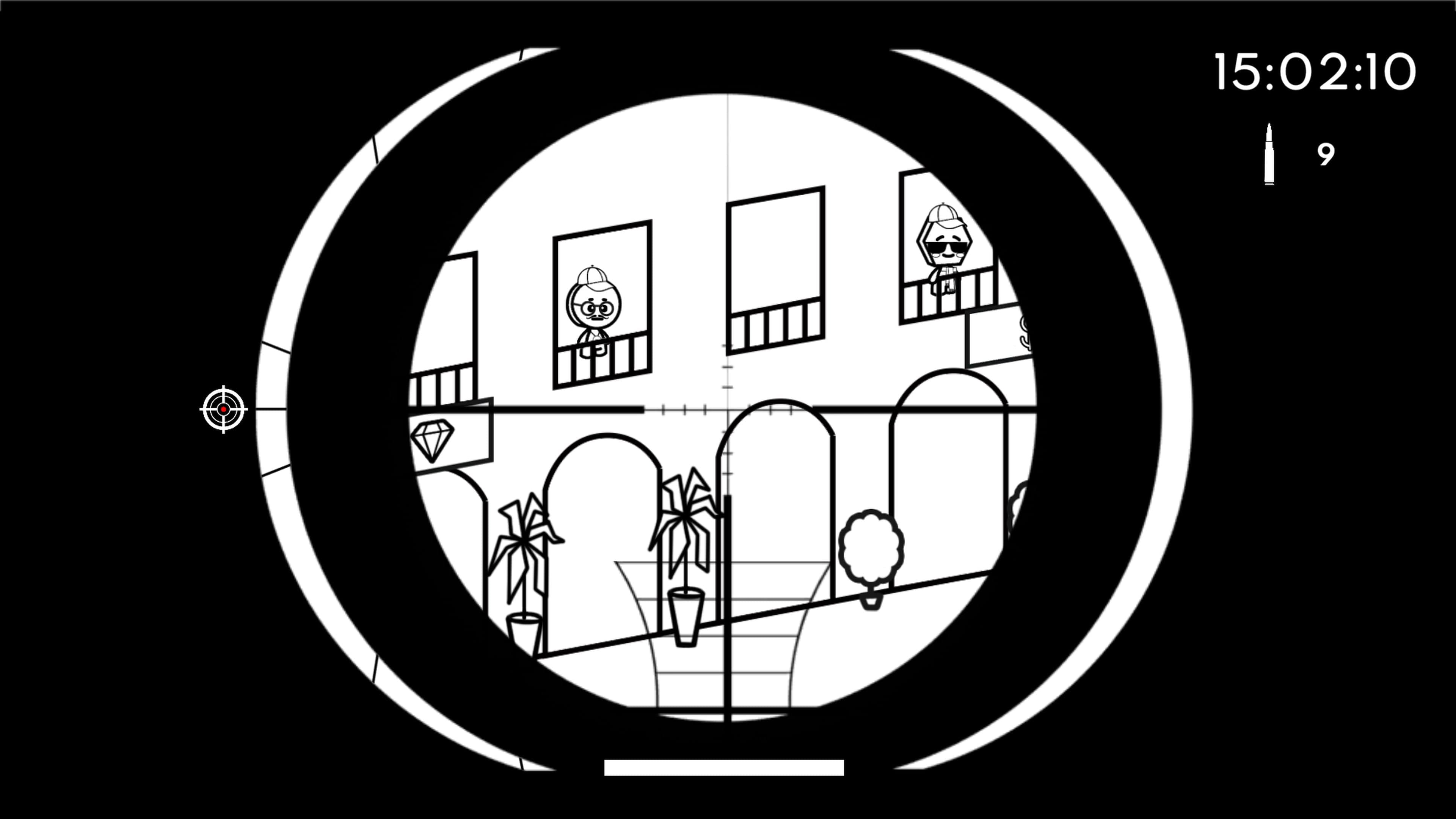 Geometric Sniper - Blood in Paris: скриншот 1