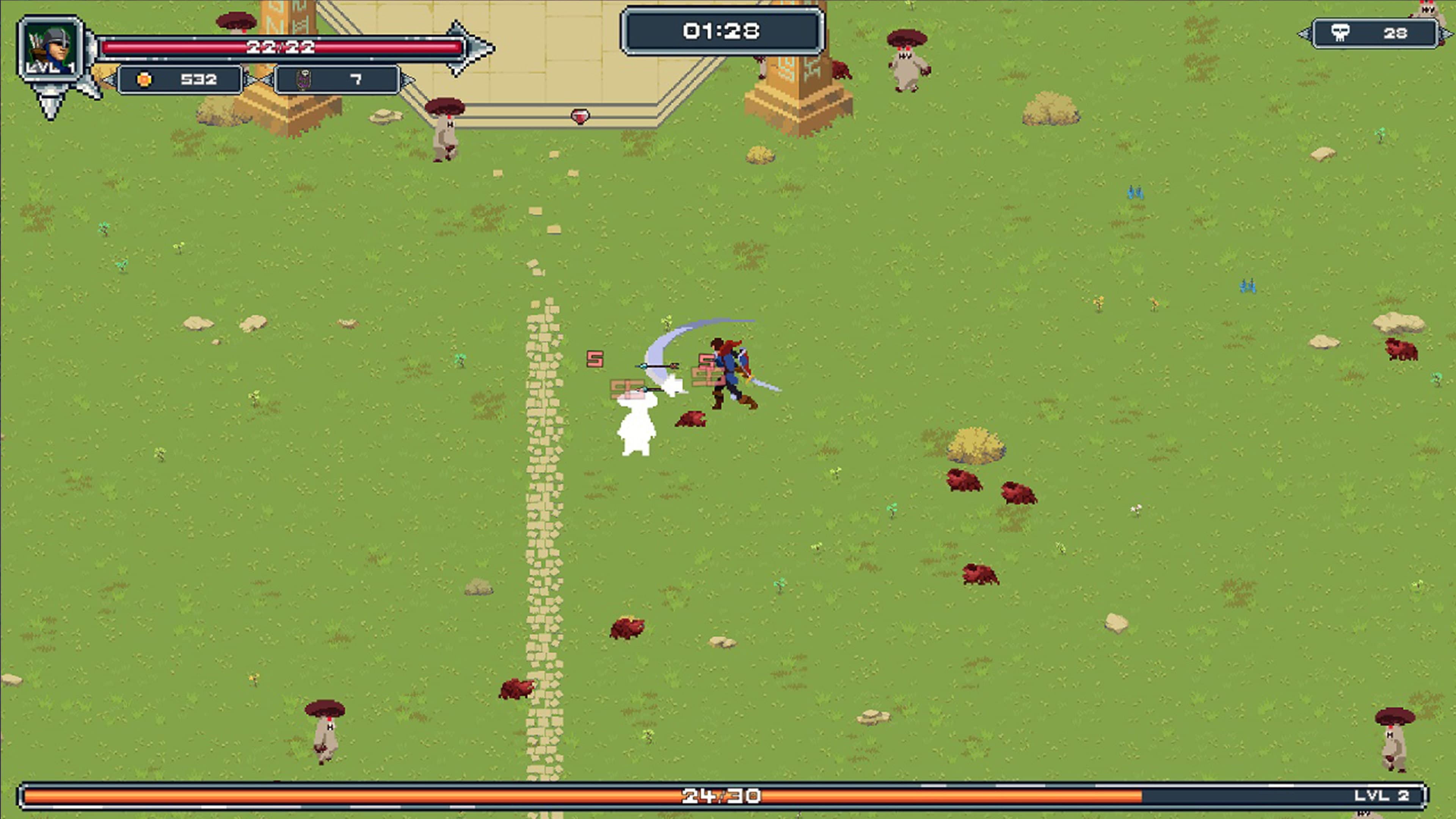 Hack and Shoot Heroes: скриншот 2