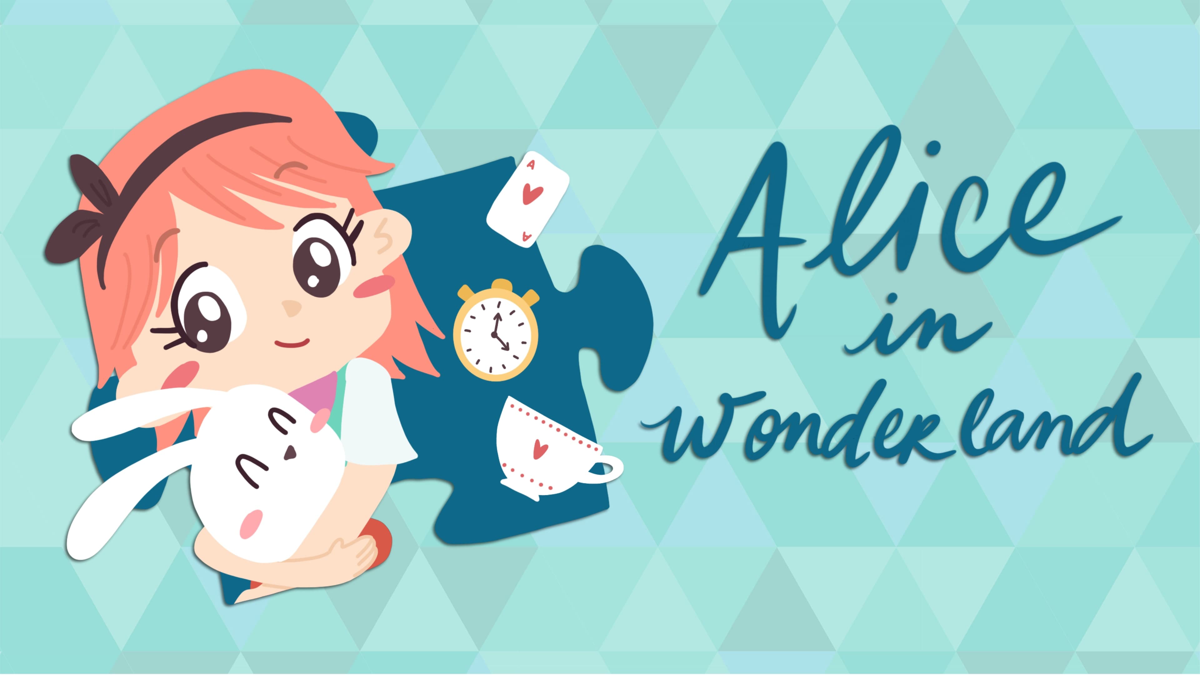 Alice in Wonderland - A jigsaw puzzle tale Standard