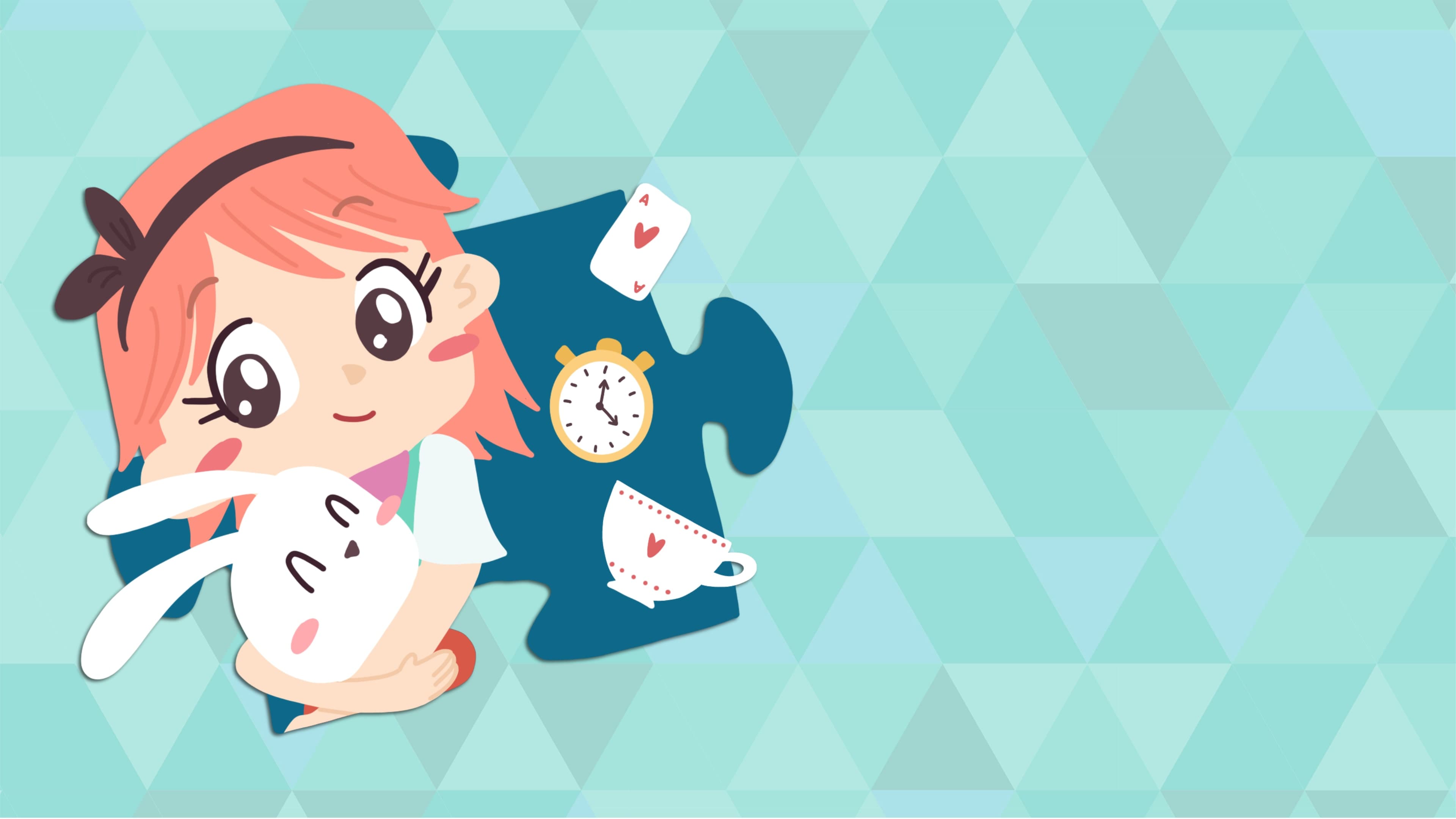 Alice in Wonderland - A jigsaw puzzle tale Standard
