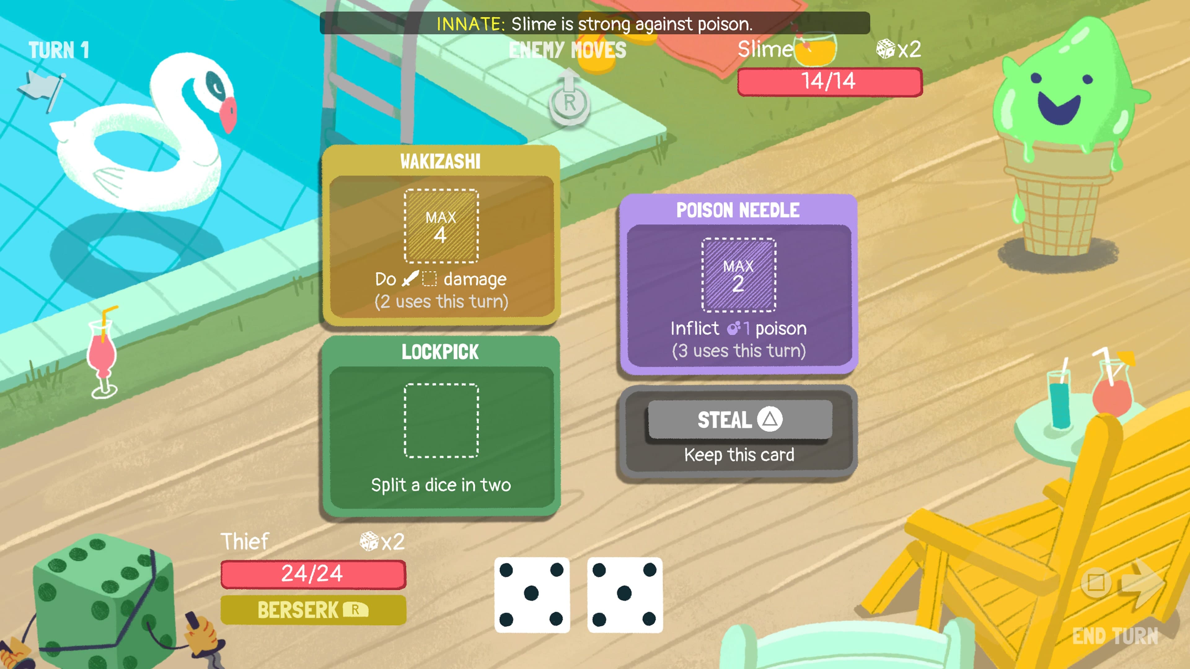 Dicey Dungeons: скриншот 1