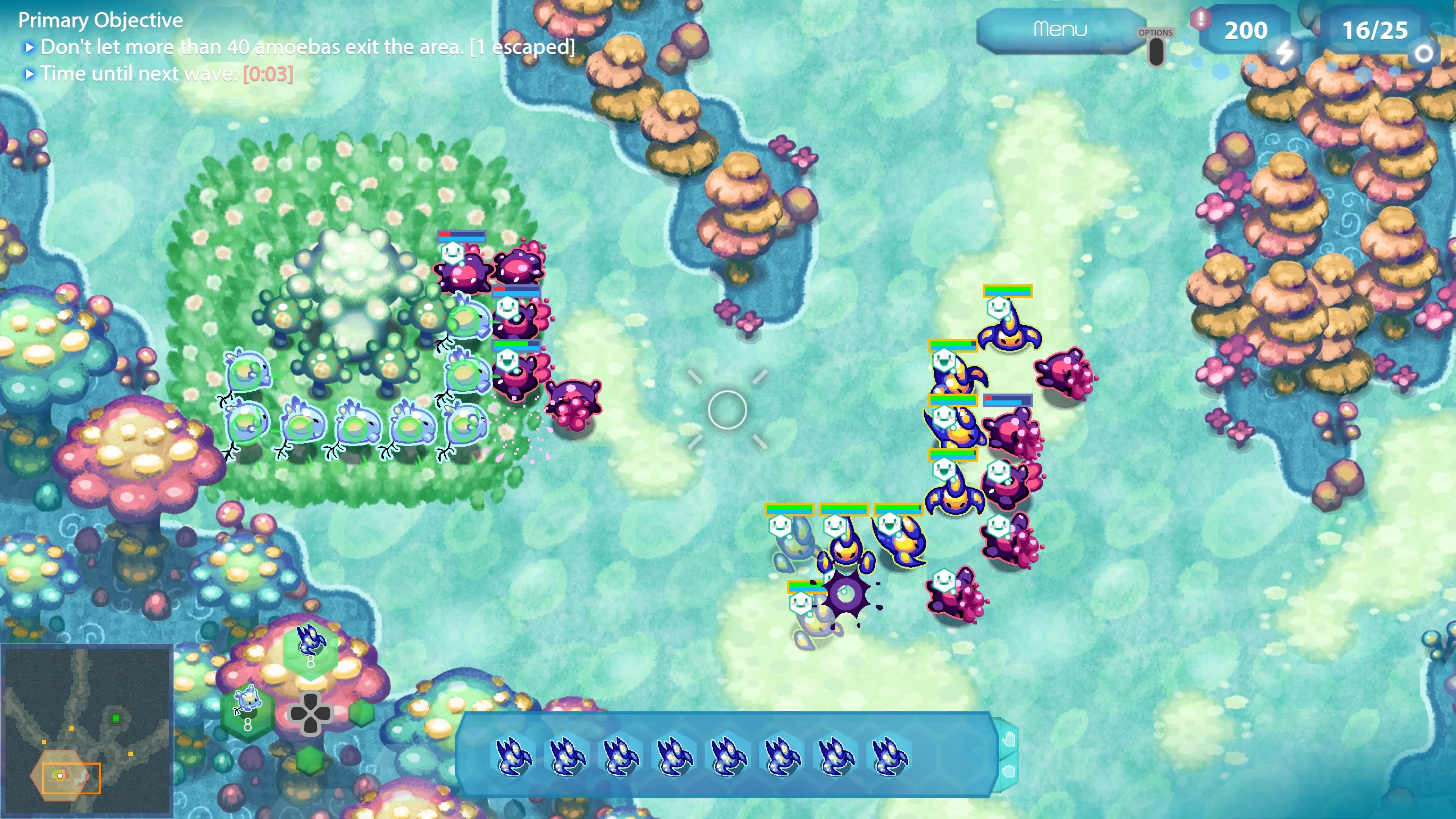 Amoeba Battle - Microscopic RTS Action: скриншот 2
