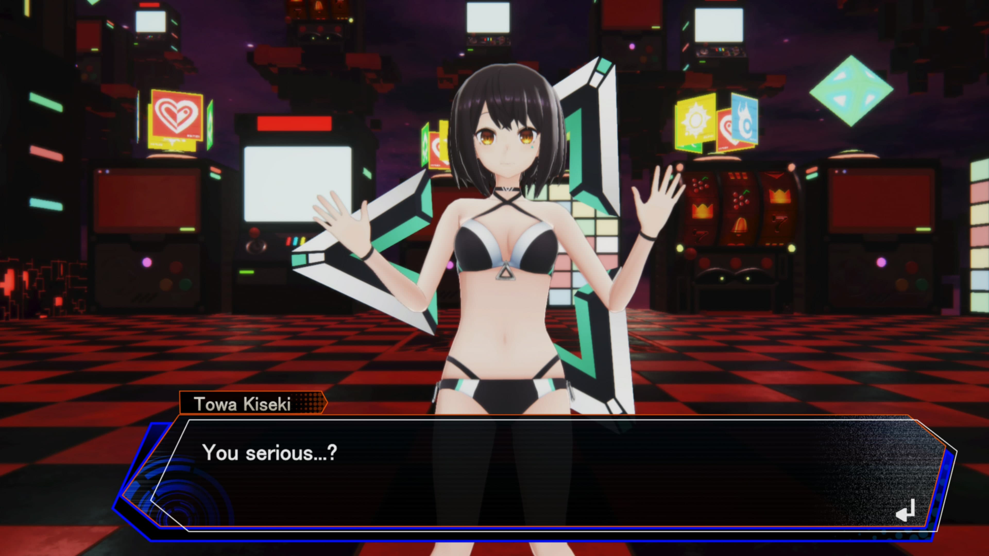 DLC Costume [Private Swimsuit: Towa Kiseki]: скриншот 6
