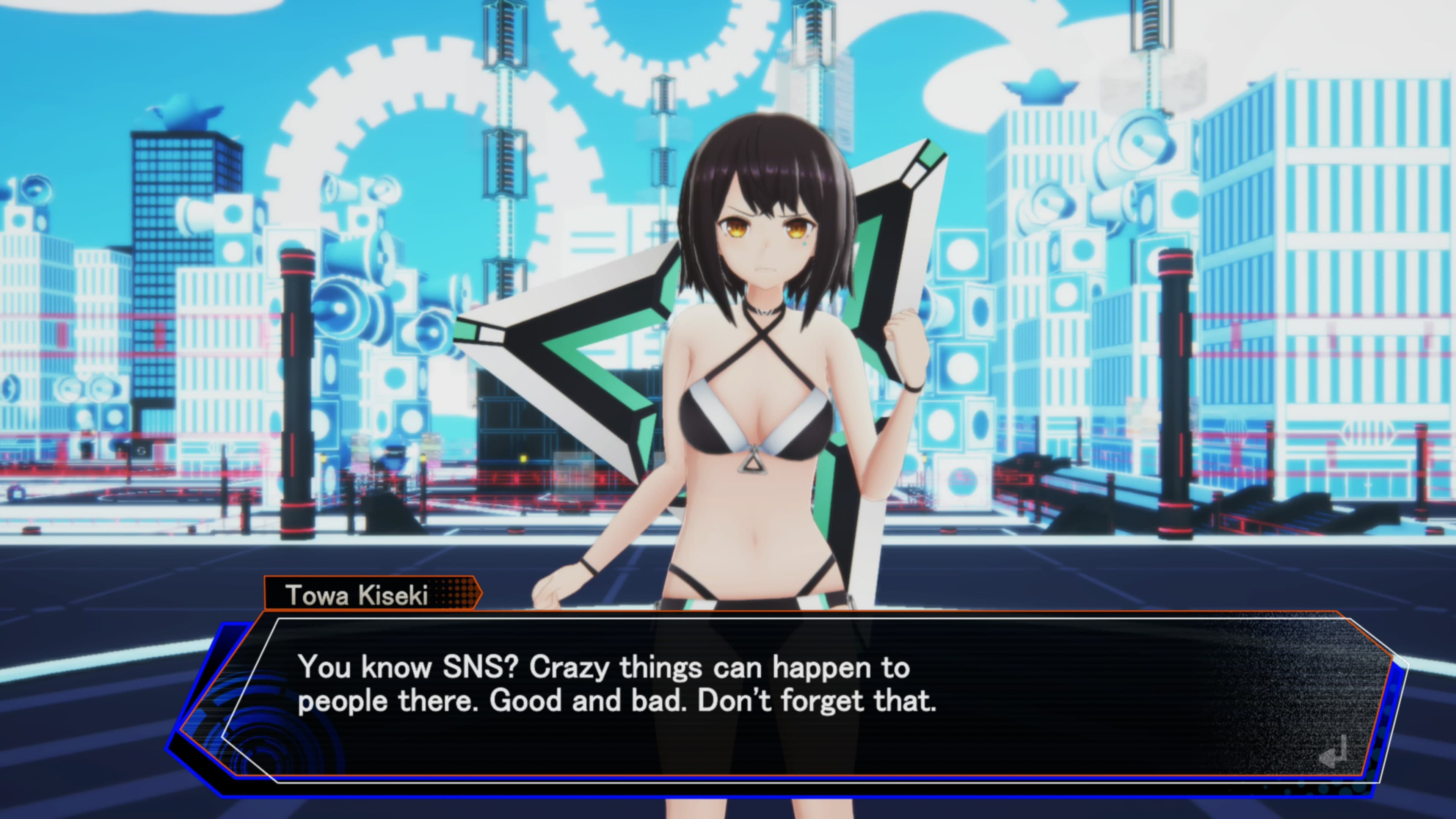 DLC Costume [Private Swimsuit: Towa Kiseki]: скриншот 4