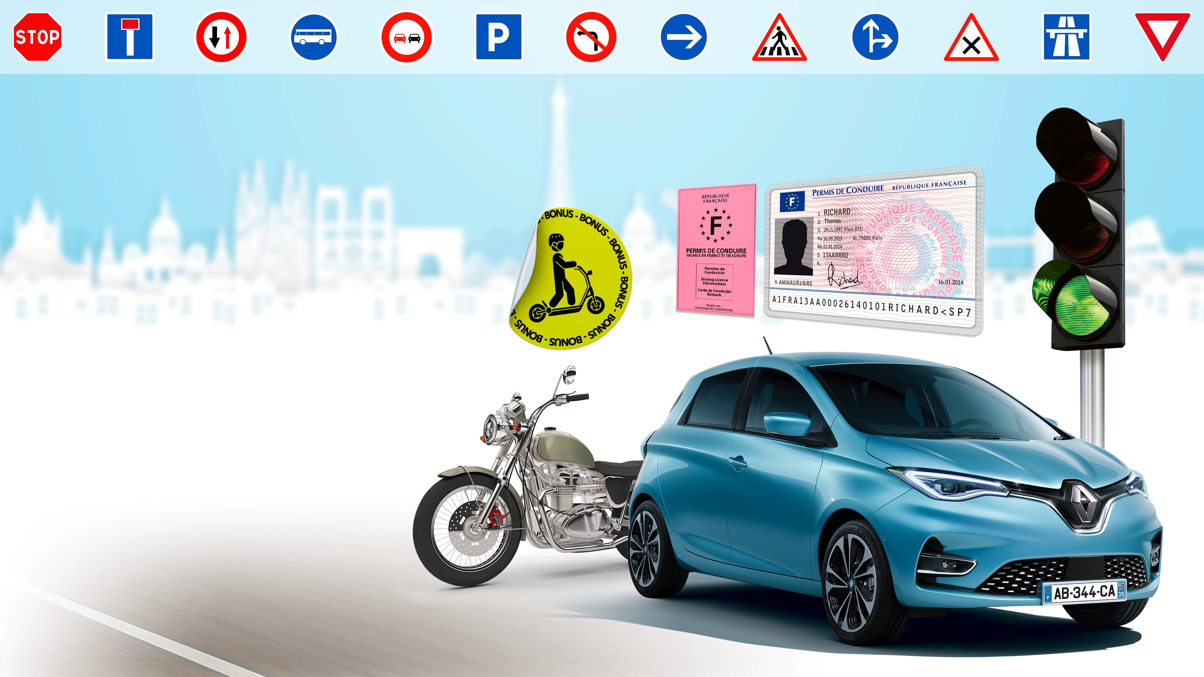 Réussir : Code de la Route Spécial Moto Addon