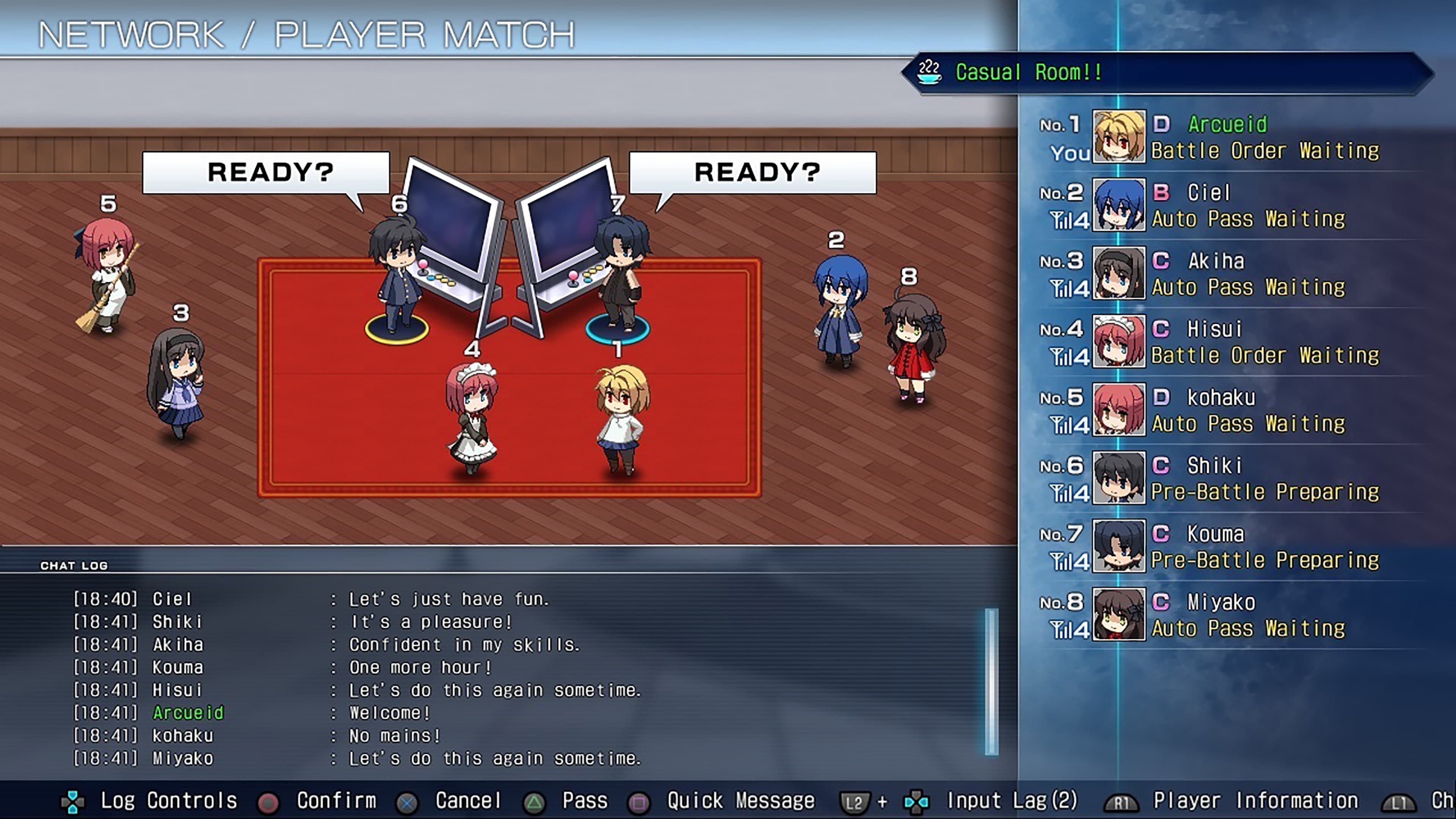 MELTY BLOOD: TYPE LUMINA: скриншот 9