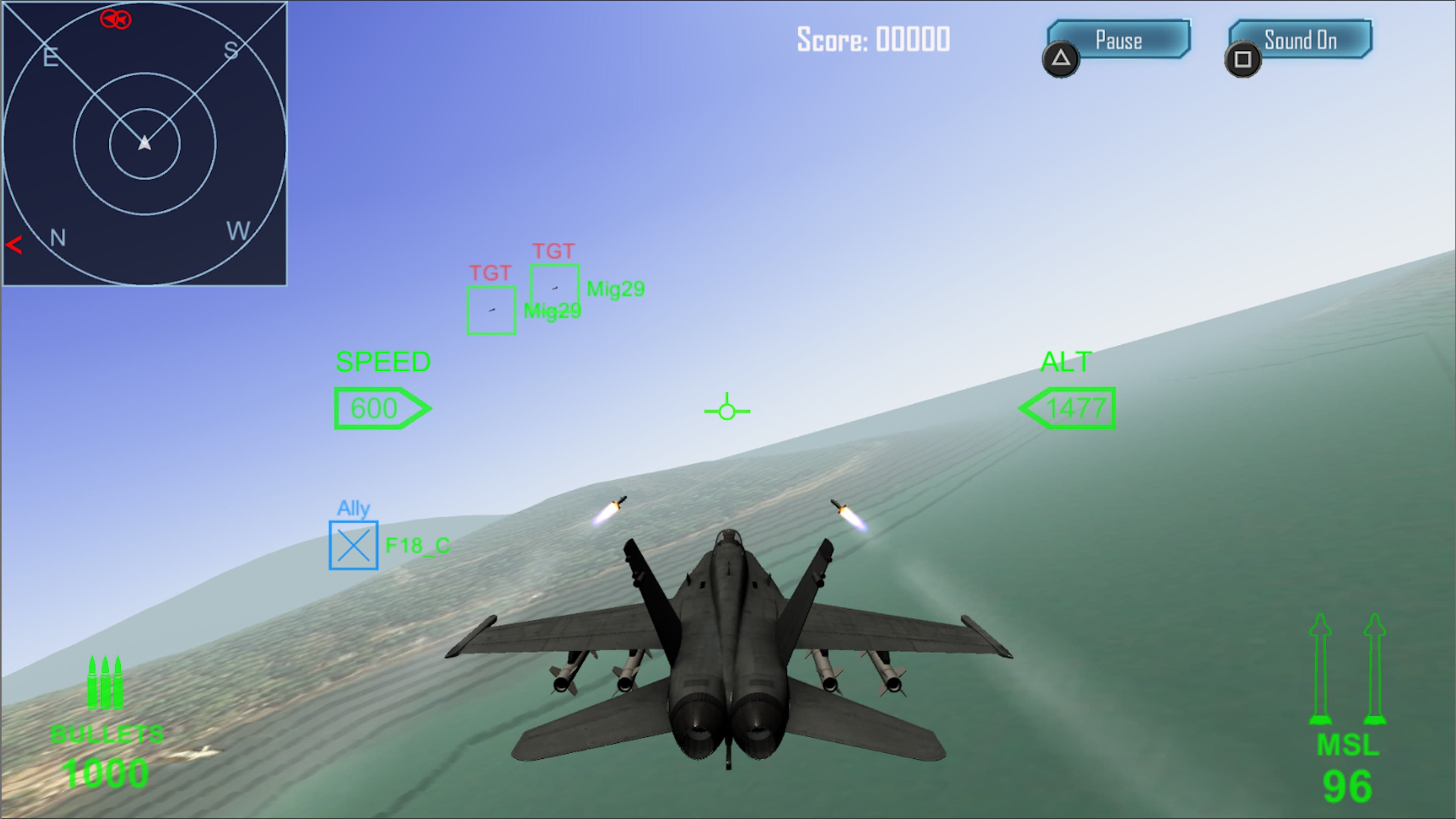 Top Gun Air Combat: скриншот 5