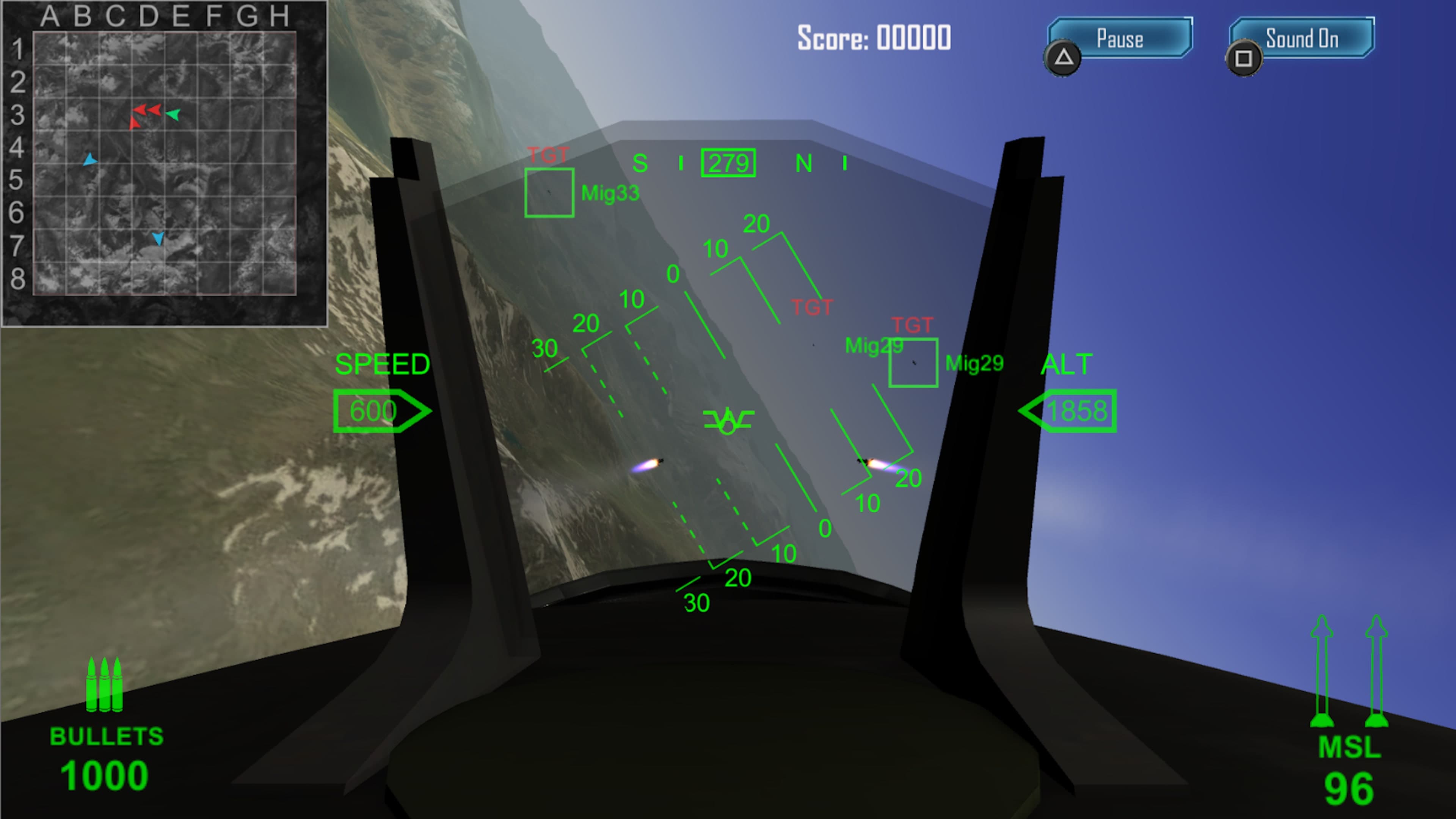 Top Gun Air Combat: скриншот 4