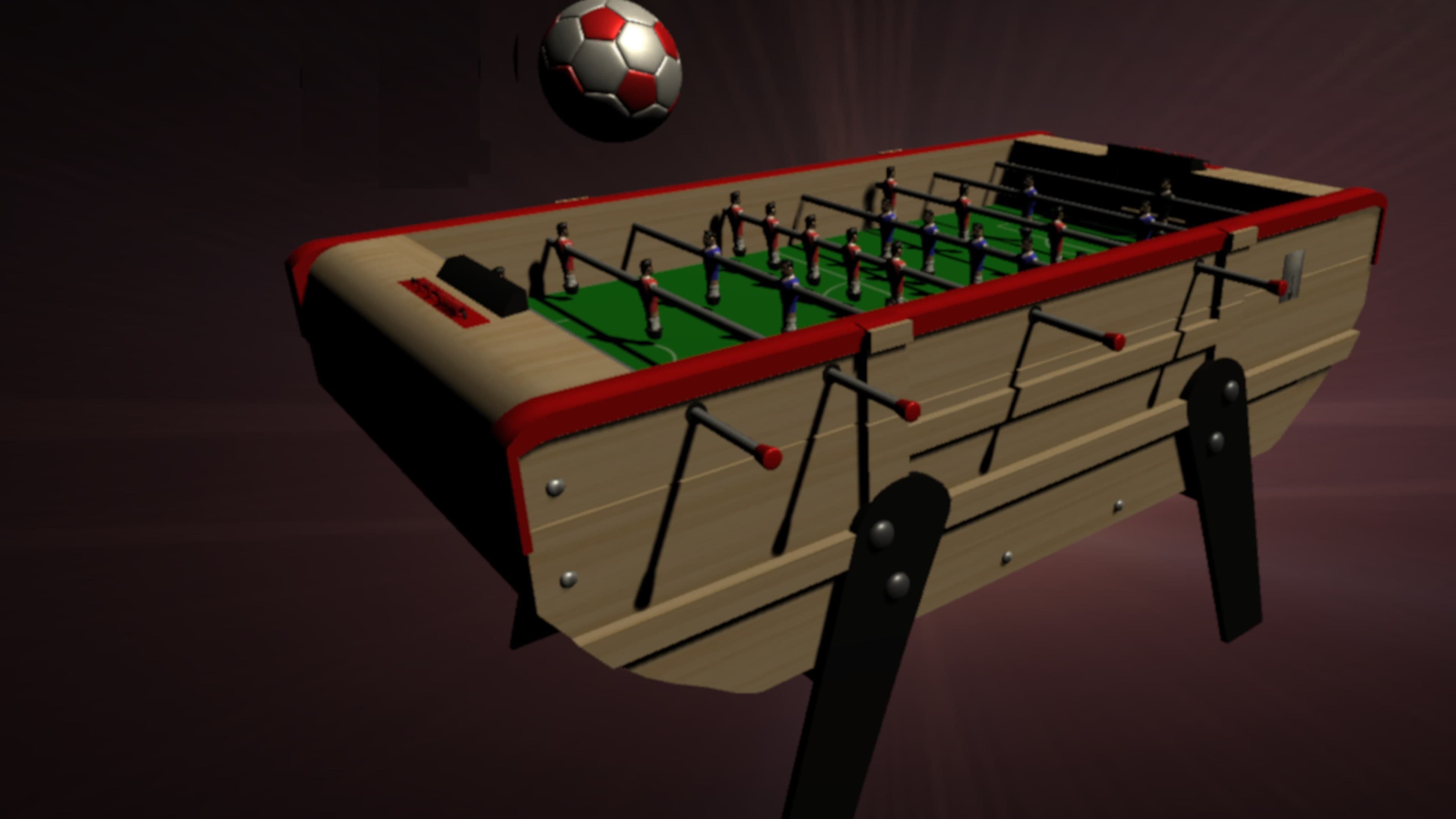 3D Table Soccer Foosball Standard