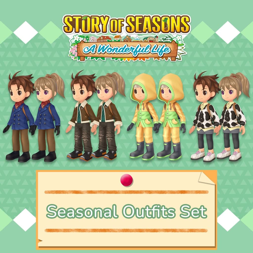 STORY OF SEASONS: A Wonderful Life - Seasonal Outfits Set Addon