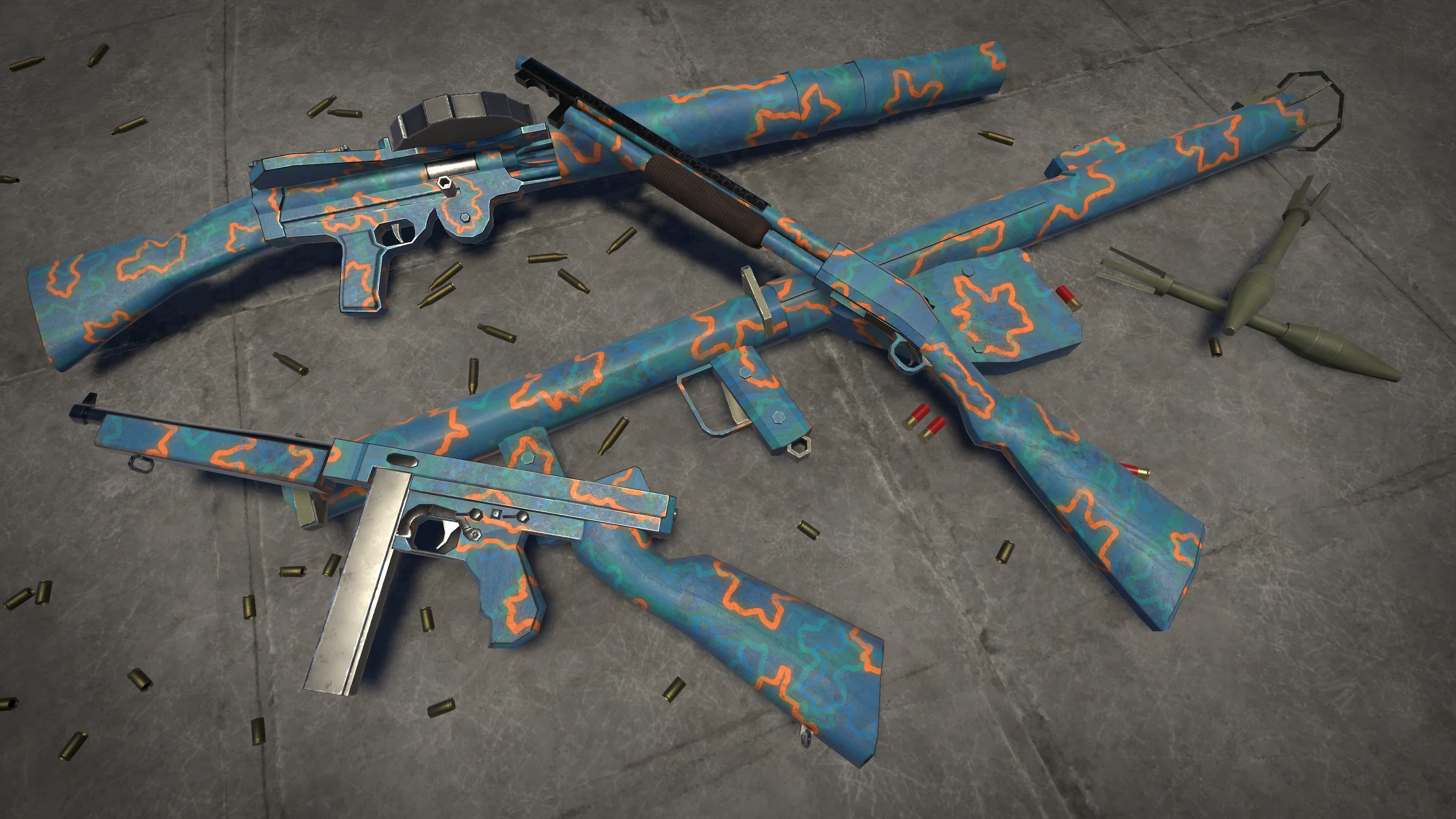 D-Day Enhanced - Aqua Weapon Skin Addon