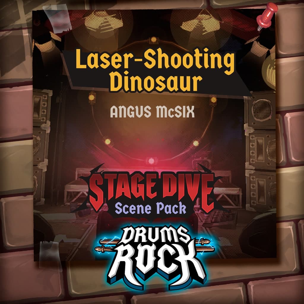 Drums Rock: Angus McSix - 'Laser-Shooting Dinosaur'