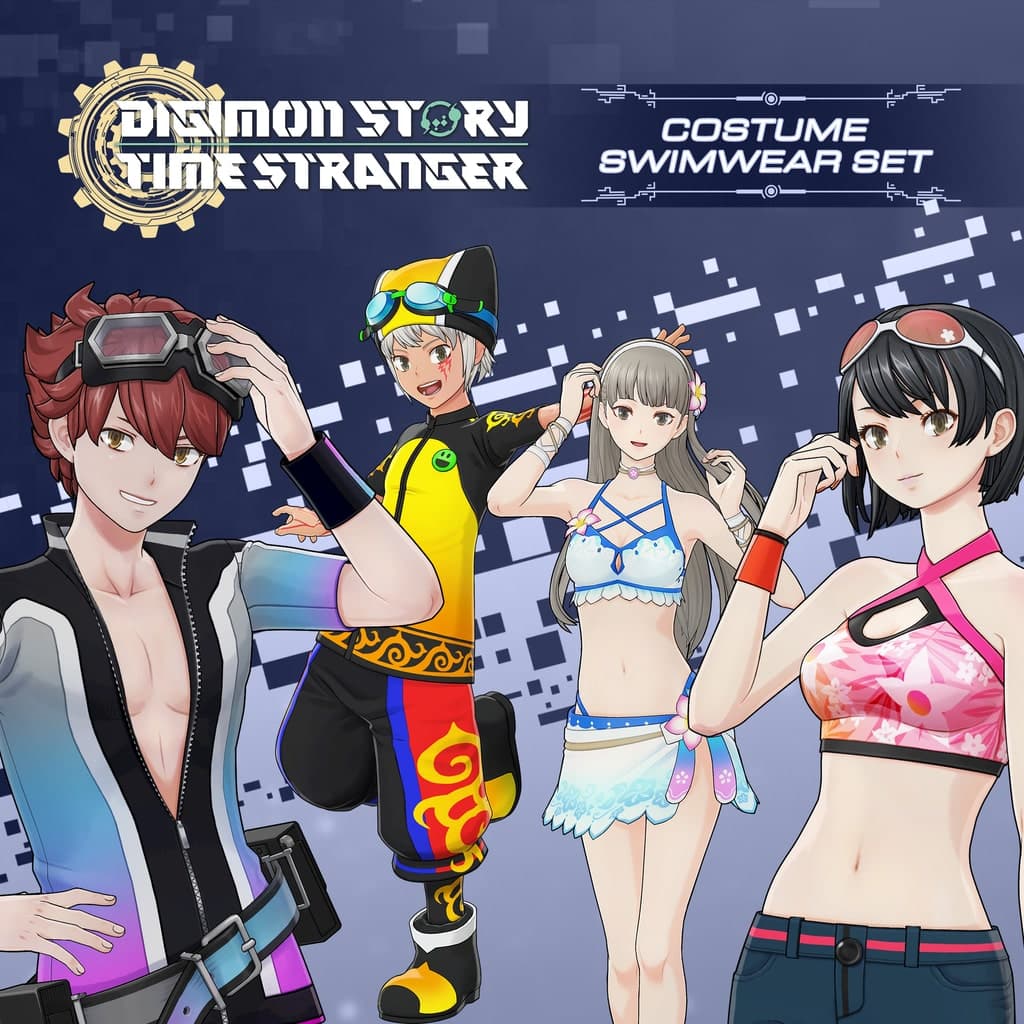 Digimon Story Time Stranger Costume Swimwear Set