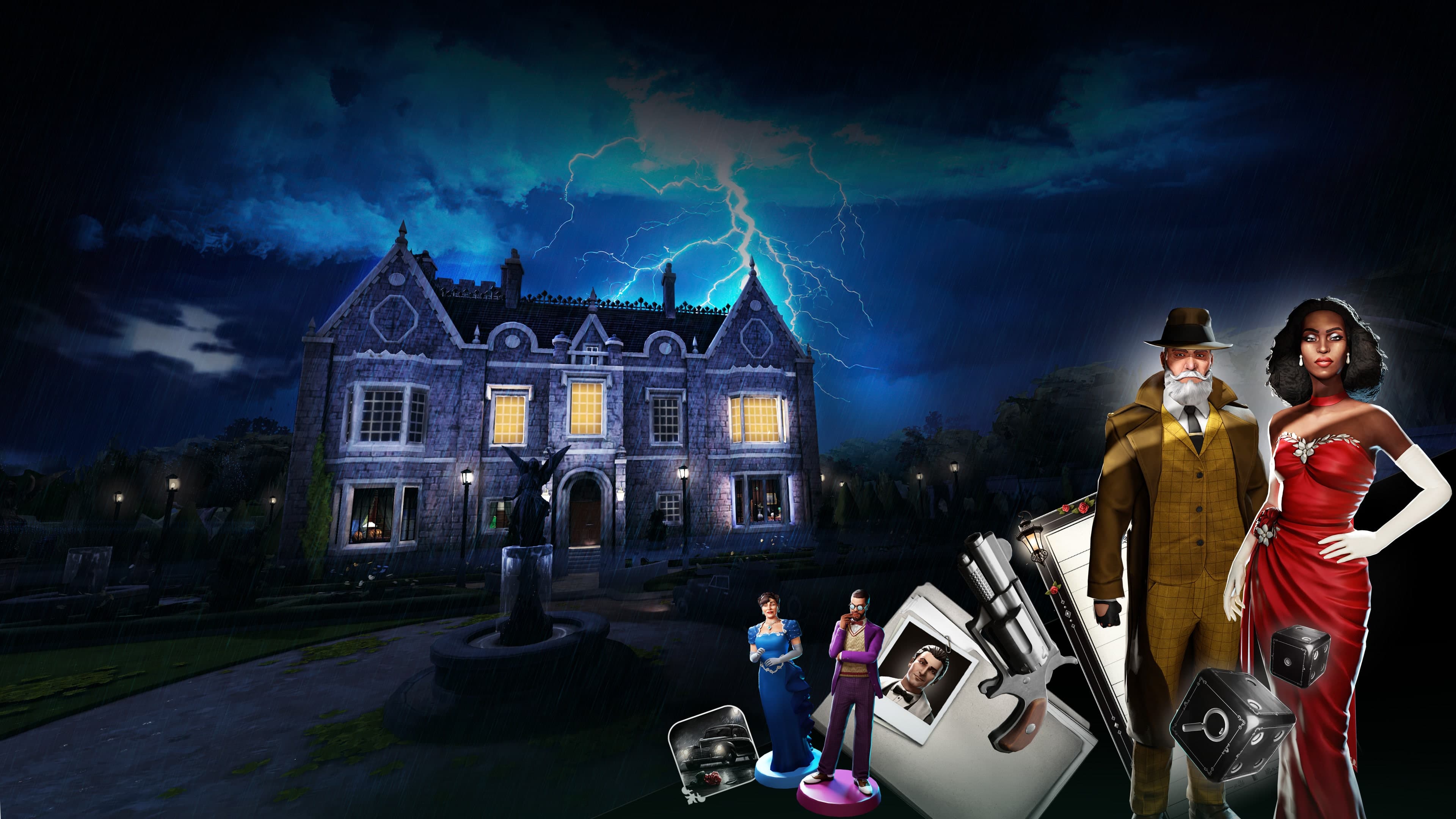 Cluedo: Noir Mansion Crime Scene Addon