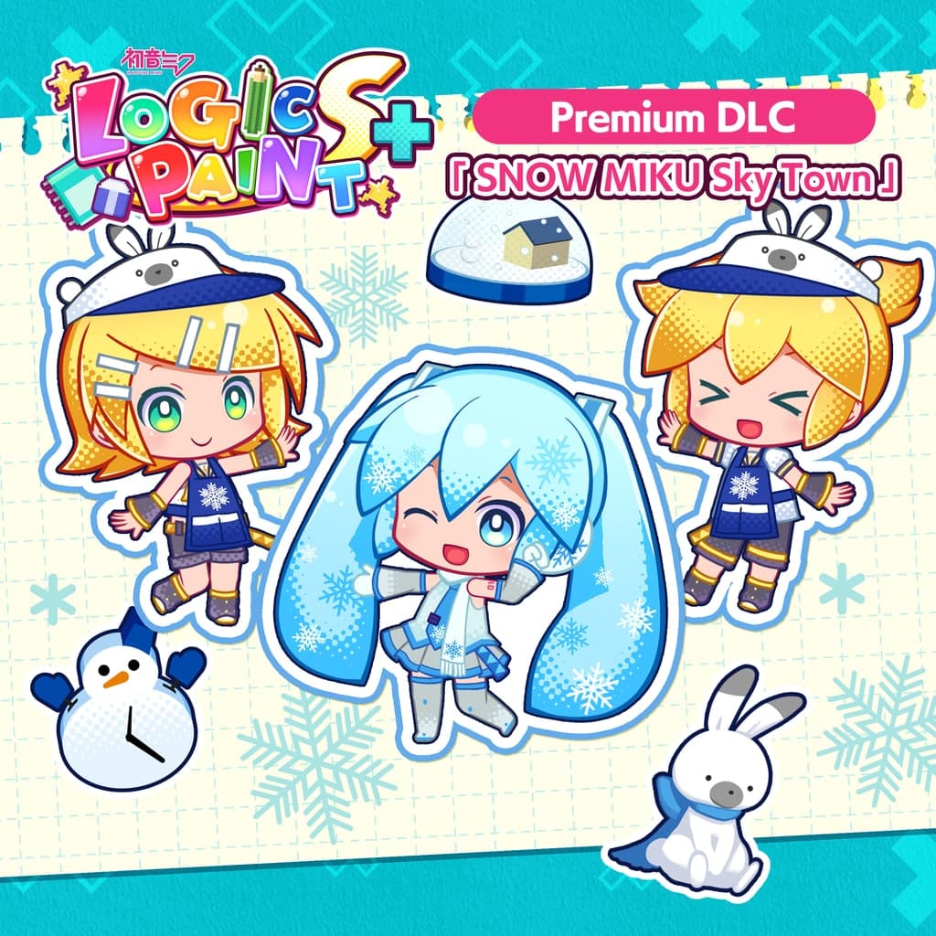Hatsune Miku Logic Paint S+ SNOW MIKU Sky Town
