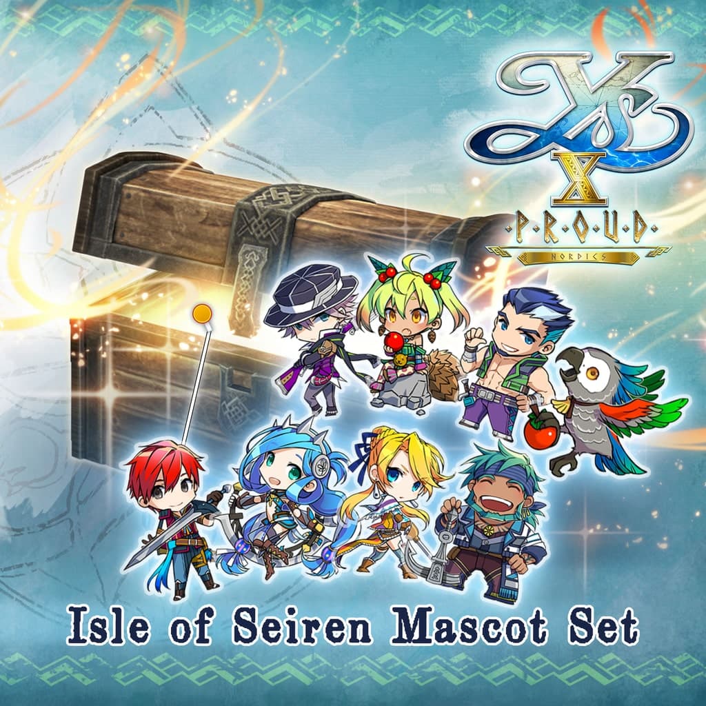 Ys X: Proud Nordics - Isle of Seiren Mascot Set