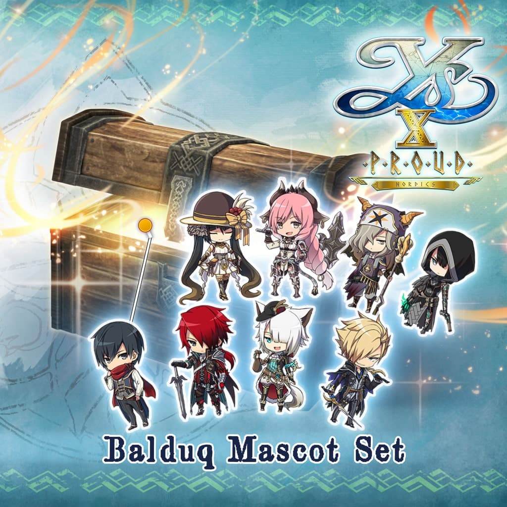 Ys X: Proud Nordics - Balduq Mascot Set